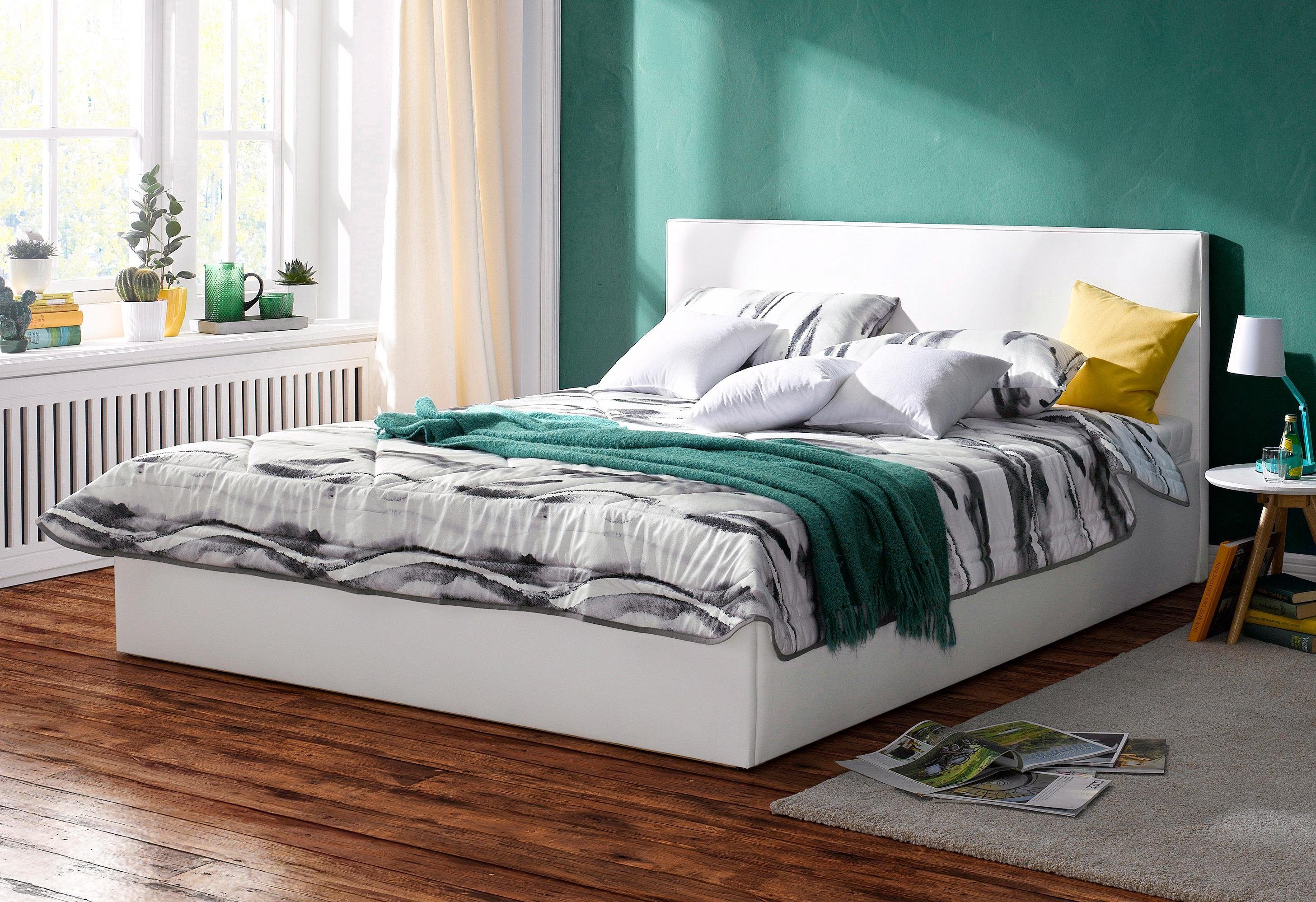 Westfalia Polsterbetten Sprei spreien maat 235 cm x 225 cm zwart