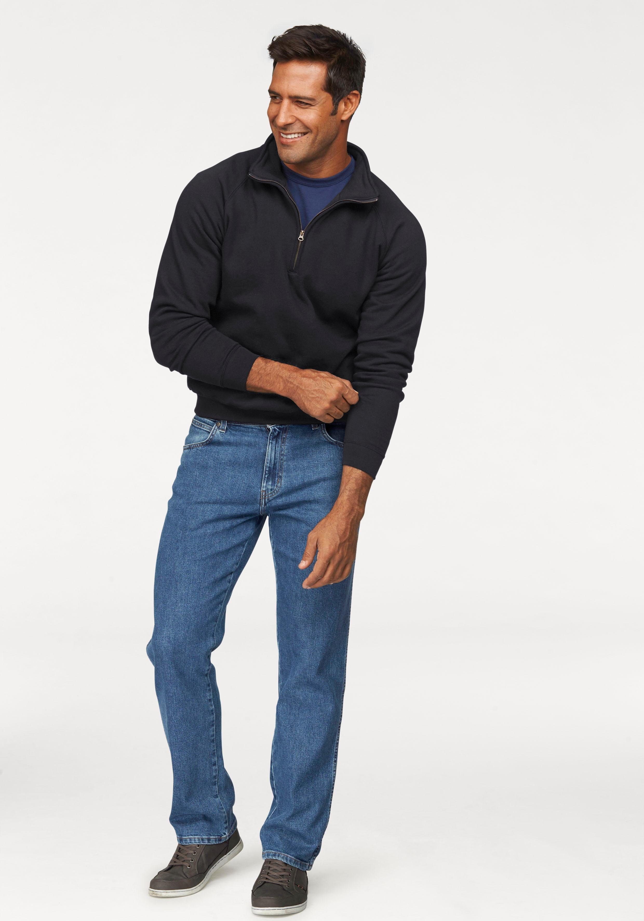 Fruit of the Loom Sweatshirt met een ritssluiting