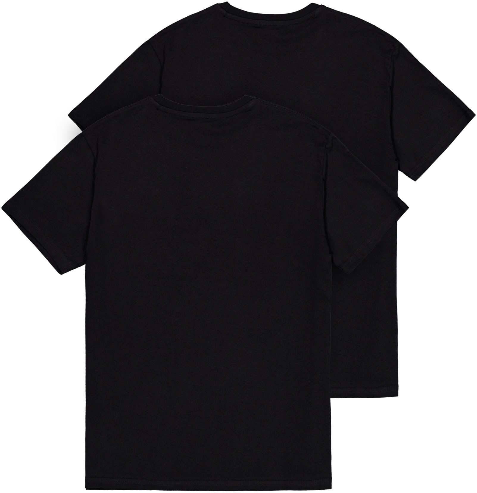 Alpha Industries Shirt met ronde hals Basic T Small Logo 2 Pack (set, 2-delig)