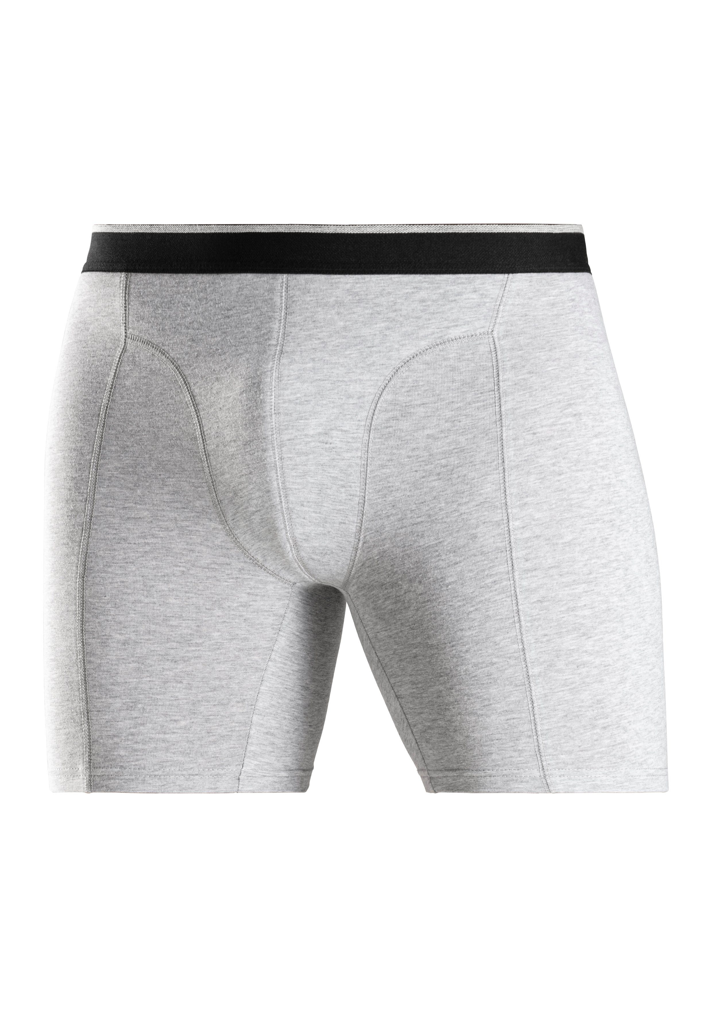AUTHENTIC LE JOGGER Lange boxershort met twee kleuren geweven band en langere pijpen (set 5 stuks)