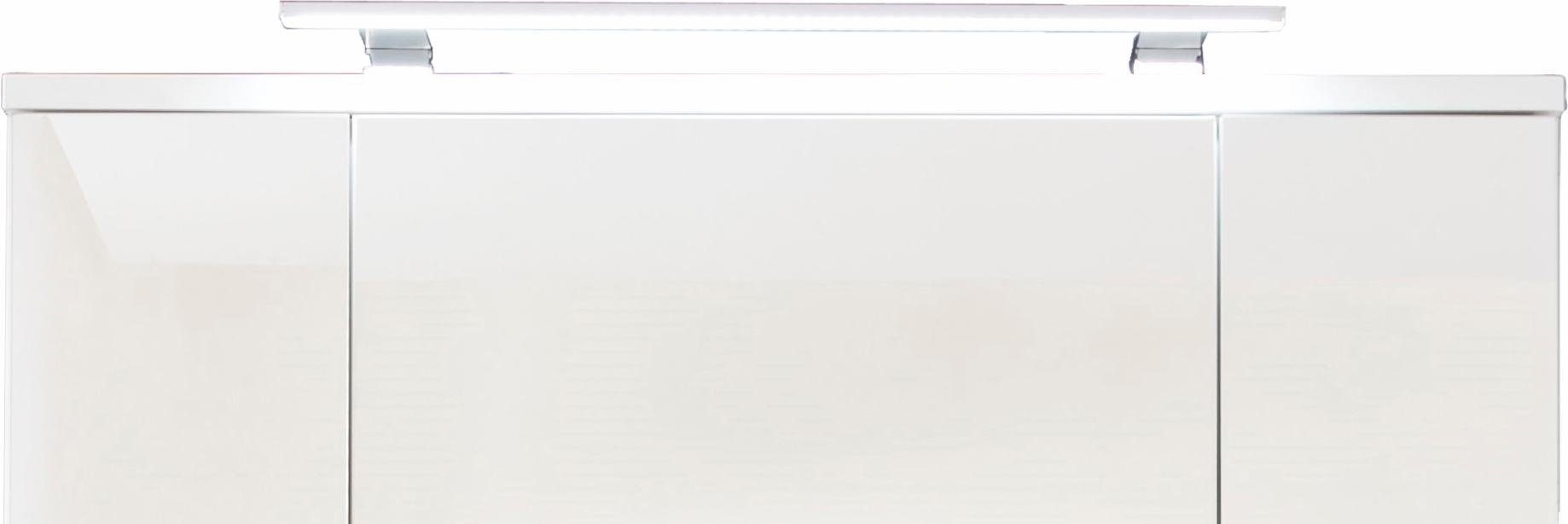 trendteam Led-spiegellamp Lengte 60 cm - LED badkamer opbouwlamp met koud licht - Met schakelaar opbouwarmatuur wit