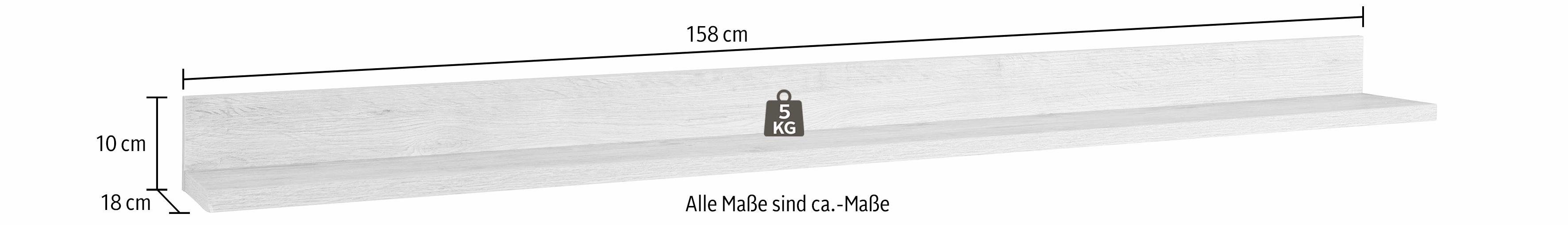 INOSIGN Wandplank Palma Breedte 158 cm