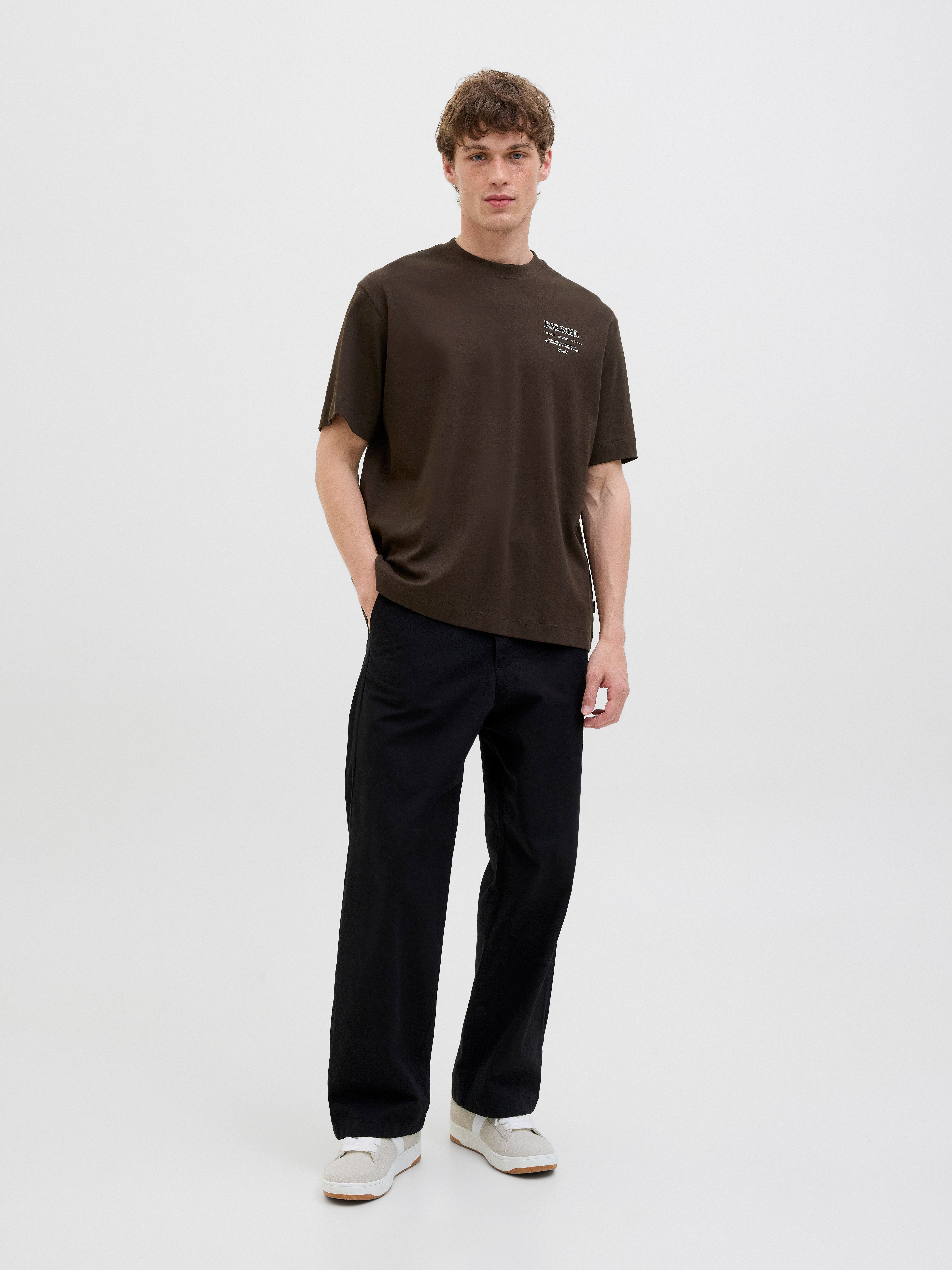 Jack & Jones Shirt met ronde hals JJEURBAN EDGE STUDIO TEE SS O-NECK NOOS