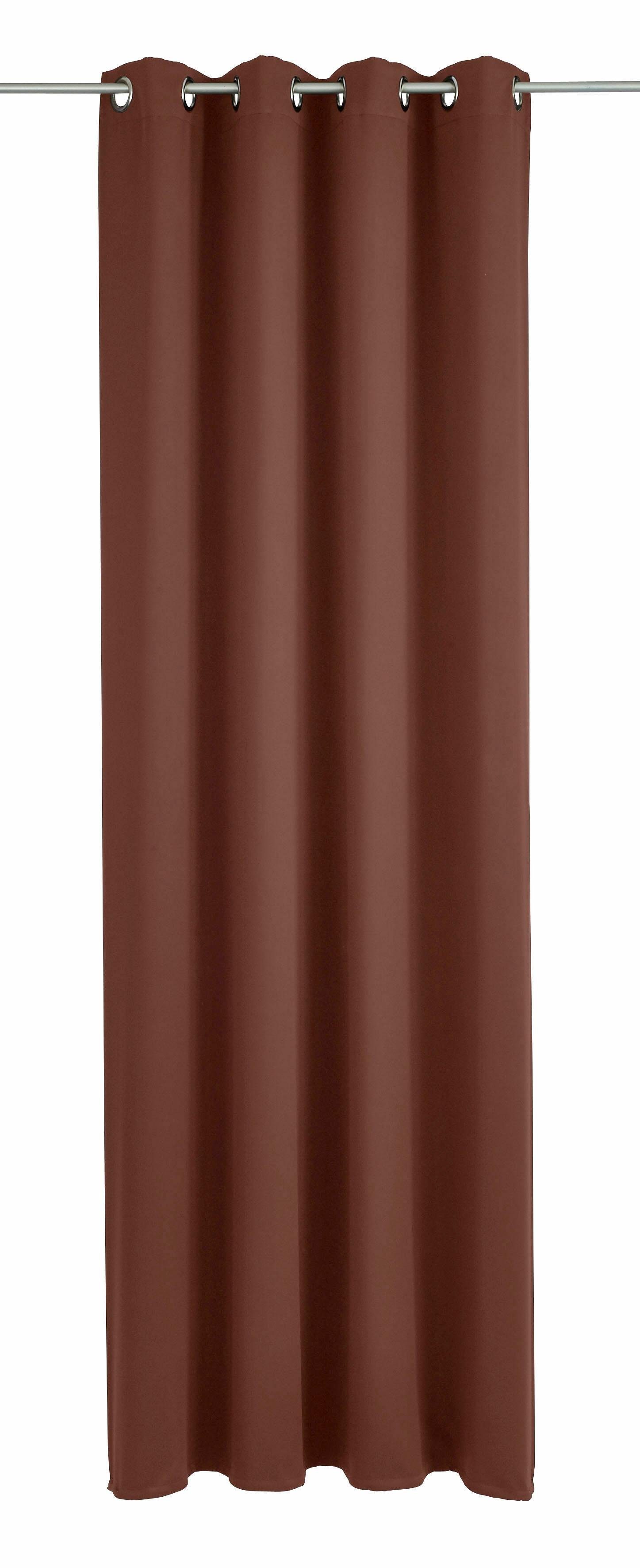 Wirth Gordijn Dim uit (1 stuk) kant & klaar gordijnen maat hxb: 220x145 cm bruin