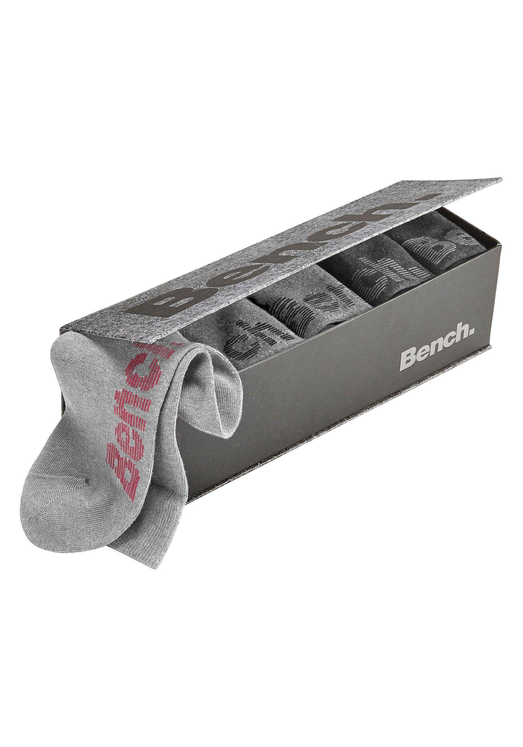 Bench. Sokken met verschillend gekleurde logo’s (box, 6 paar)