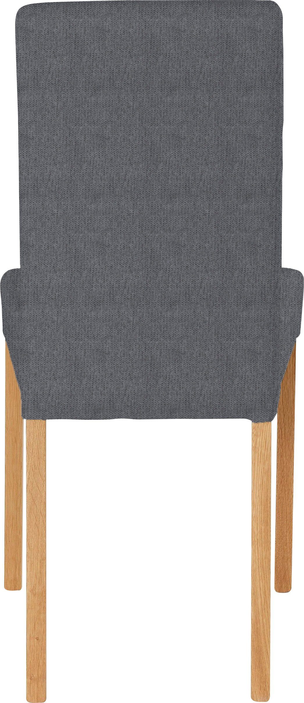 Home affaire Stoel met 4 poten Bologna Frame van massief hout (set)