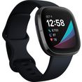 fitbit smartwatch sense incl. 6 maanden fitbit premium grijs