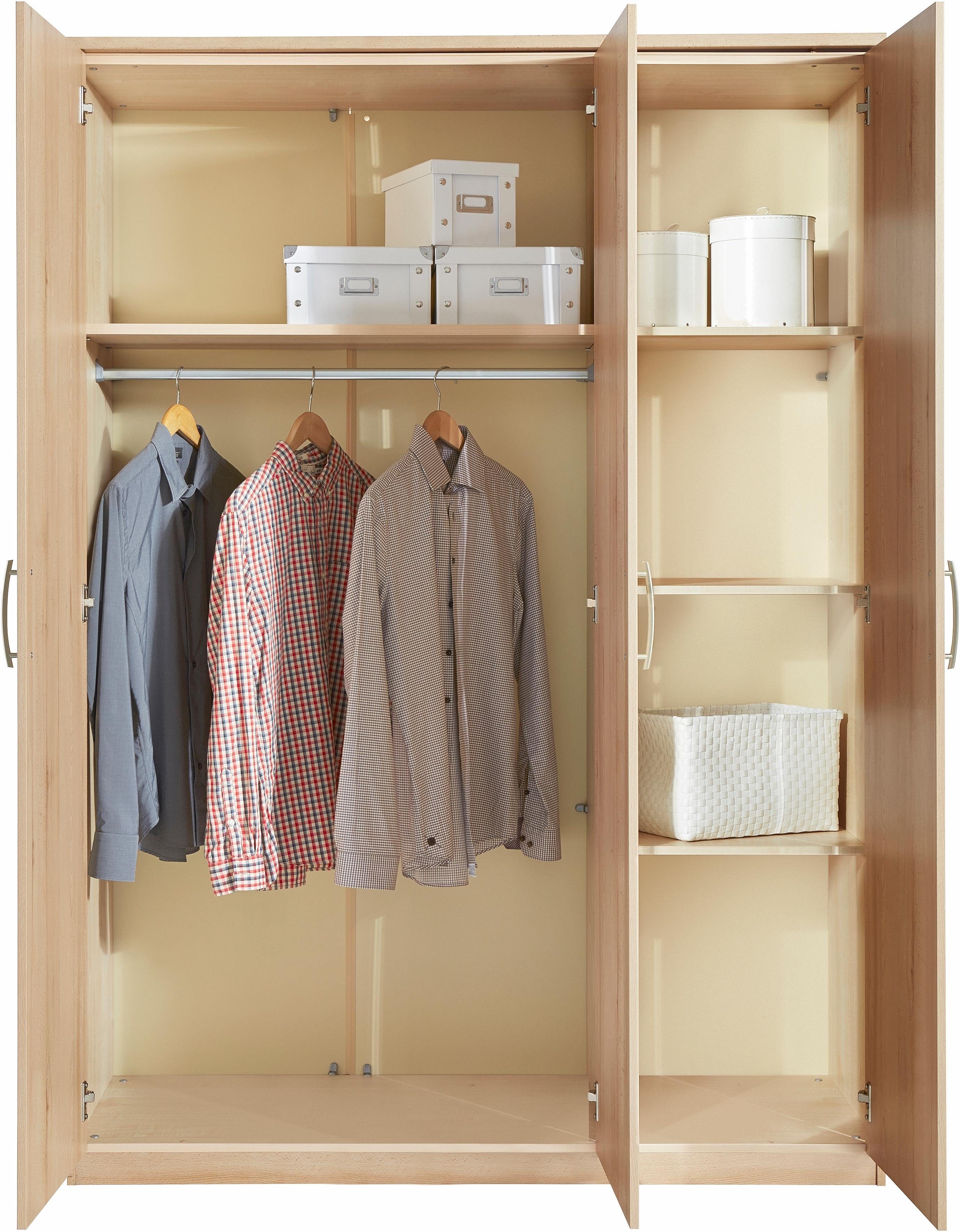priess Kledingkast Husum met decoratieve krans, optioneel met lades