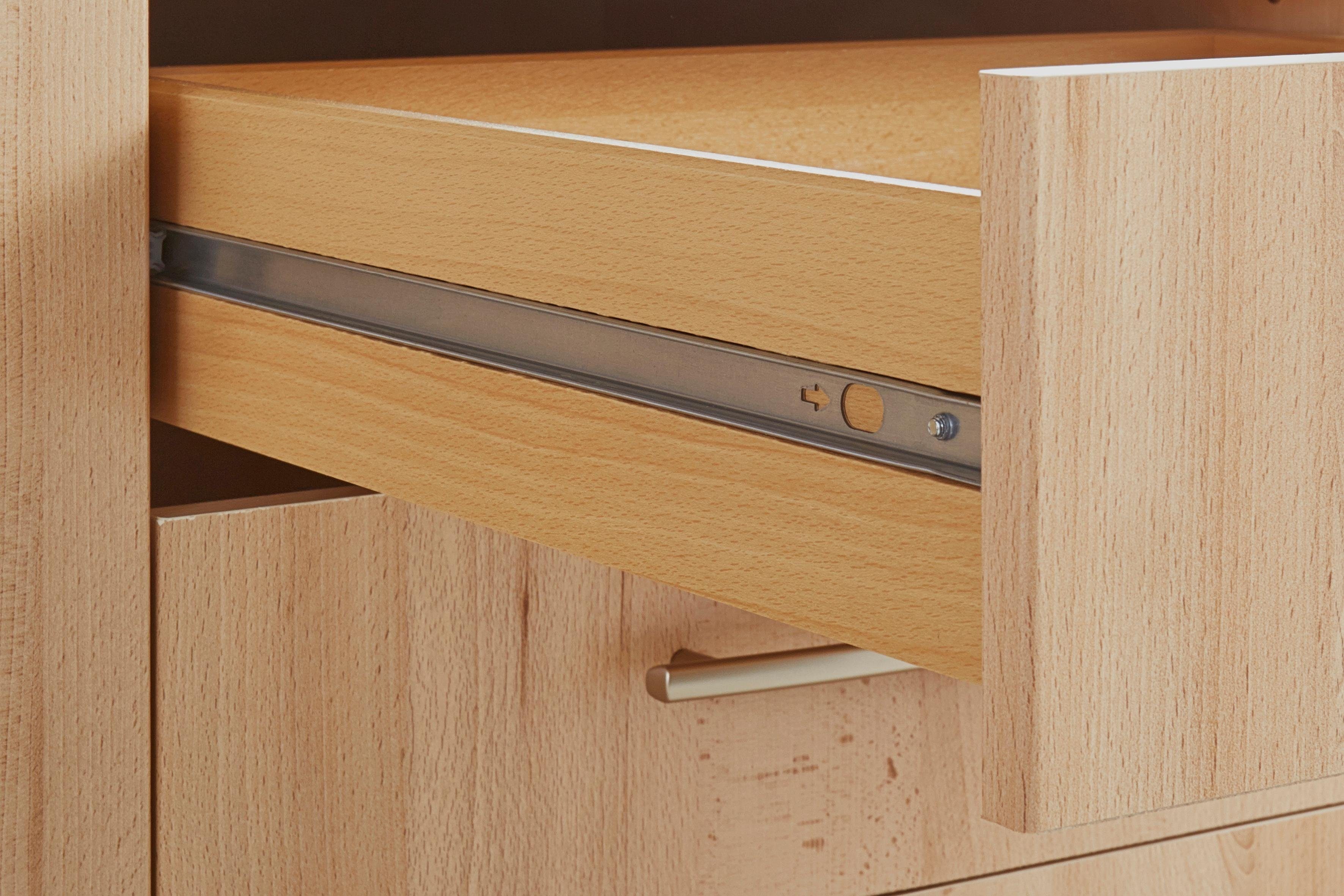 priess Kledingkast Husum met decoratieve krans, optioneel met lades