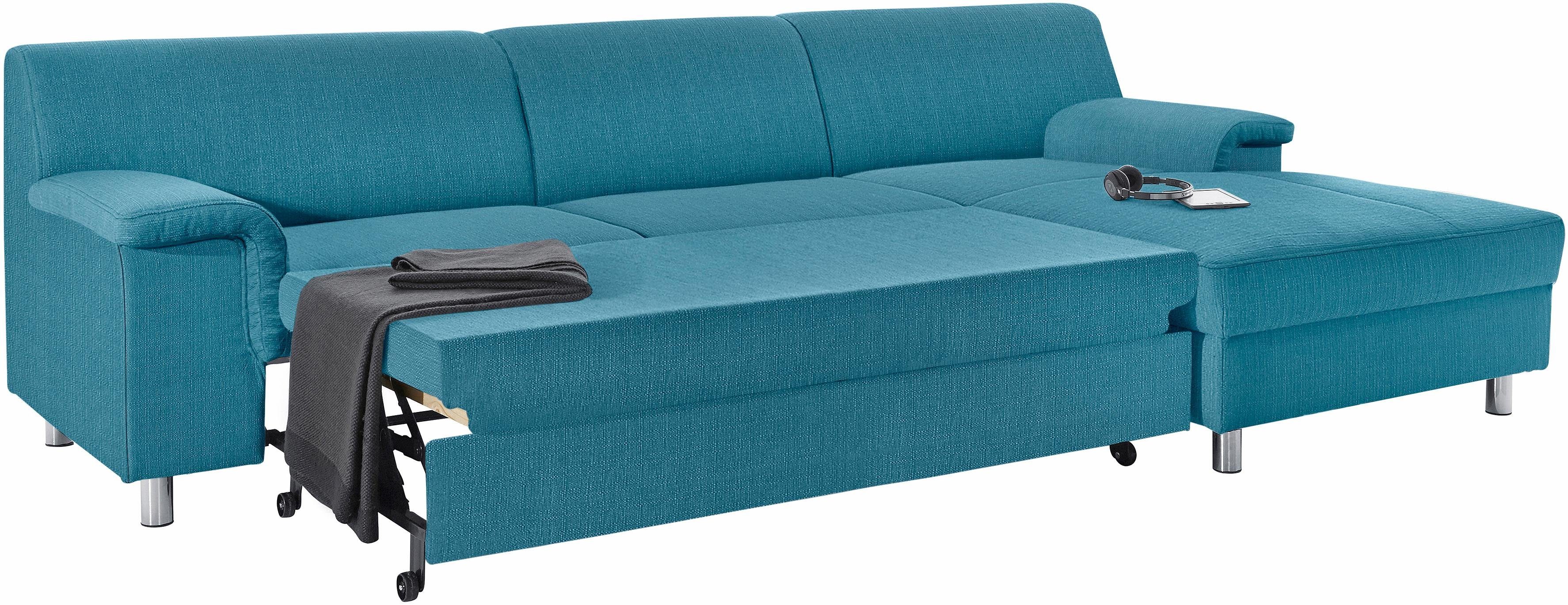 INOSIGN Hoekbank Jamie, modern en elegant, voethoogte 9cm, L-vorm