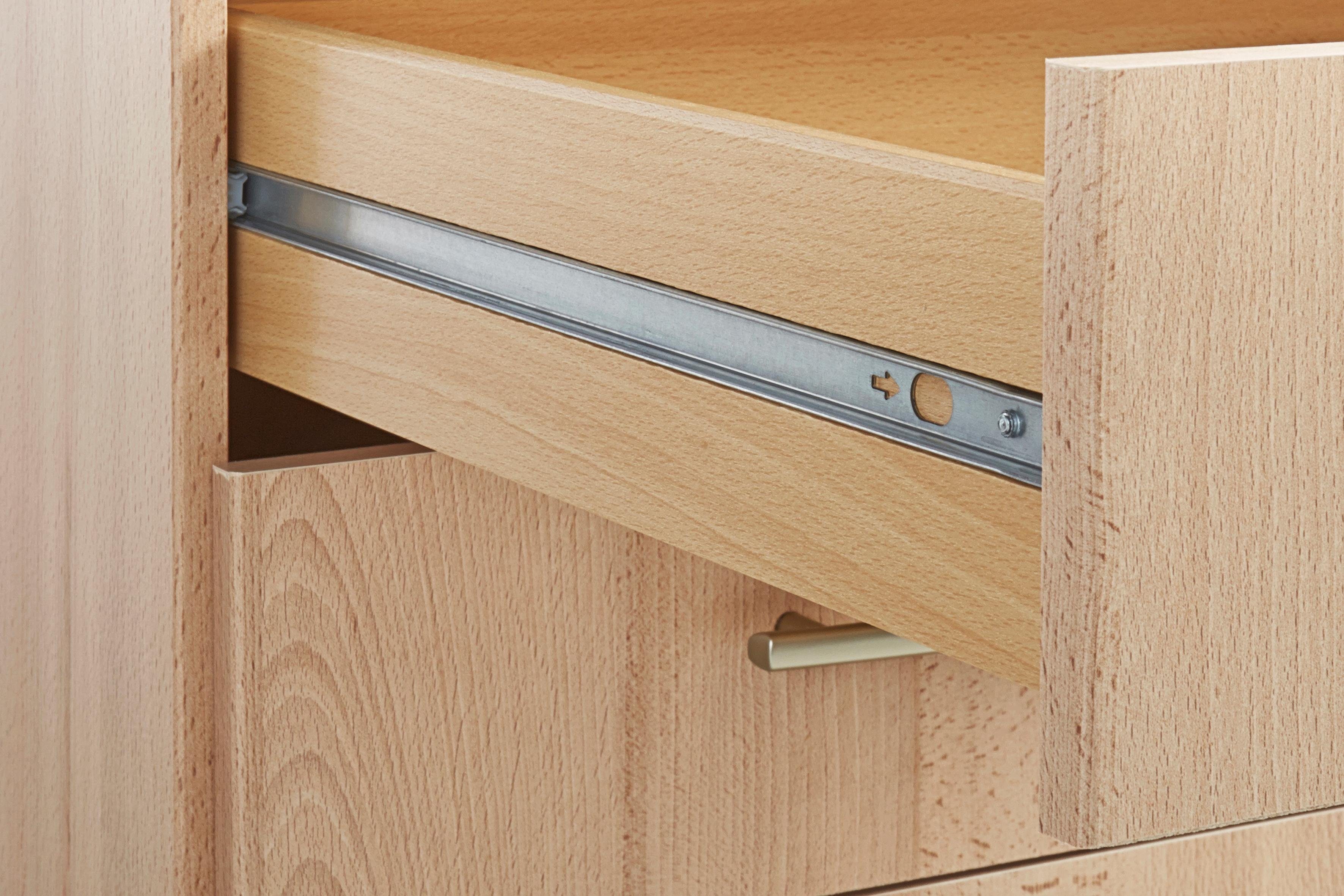 priess Kledingkast Husum met decoratieve krans, optioneel met lades