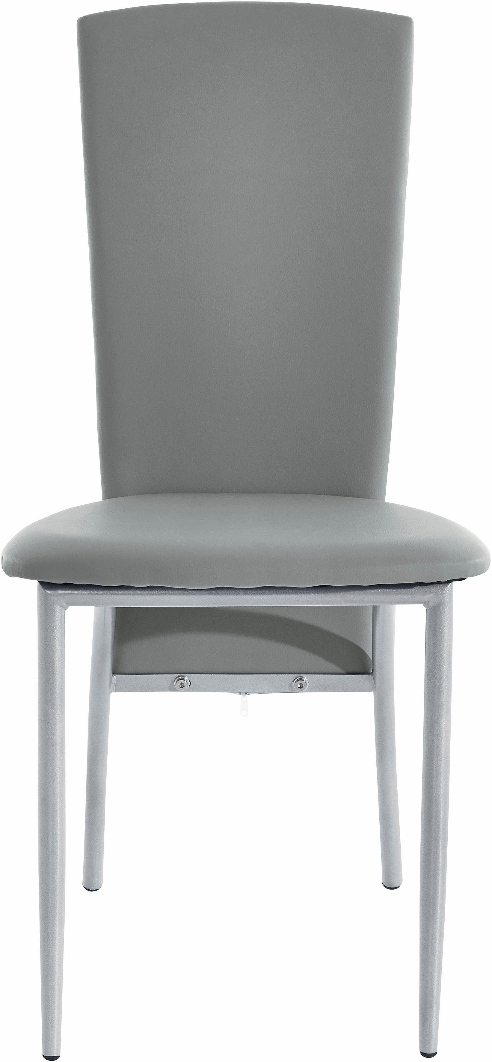 INOSIGN Eetkamerstoel Nico Bekleding in imitatieleer, metalen frame (set, 2 stuks)