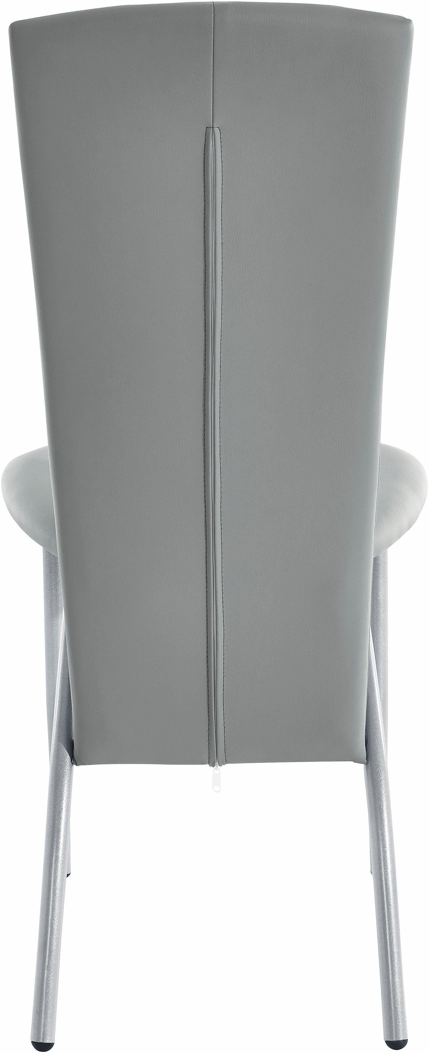 INOSIGN Eetkamerstoel Nico Bekleding in imitatieleer, metalen frame (set, 2 stuks)