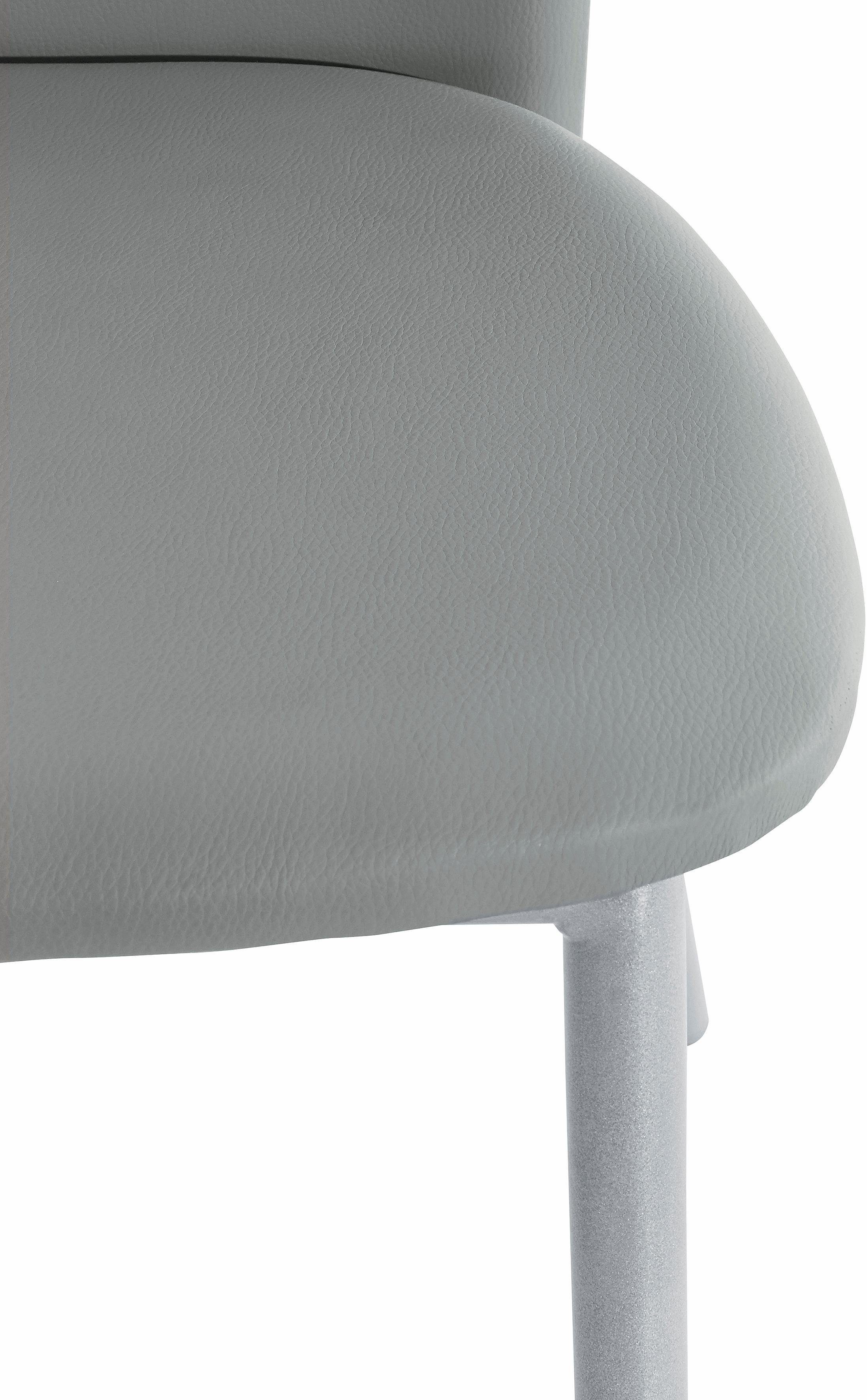 INOSIGN Eetkamerstoel Nico Bekleding in imitatieleer, metalen frame (set, 2 stuks)