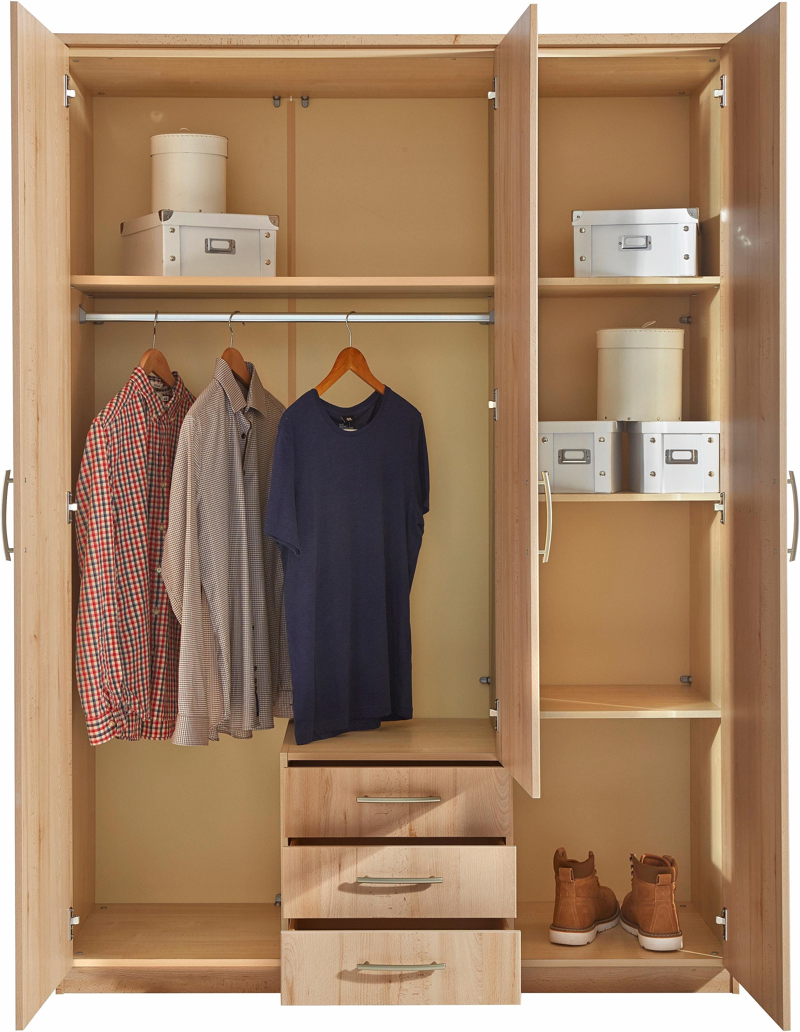 priess Kledingkast Husum met decoratieve krans, optioneel met lades