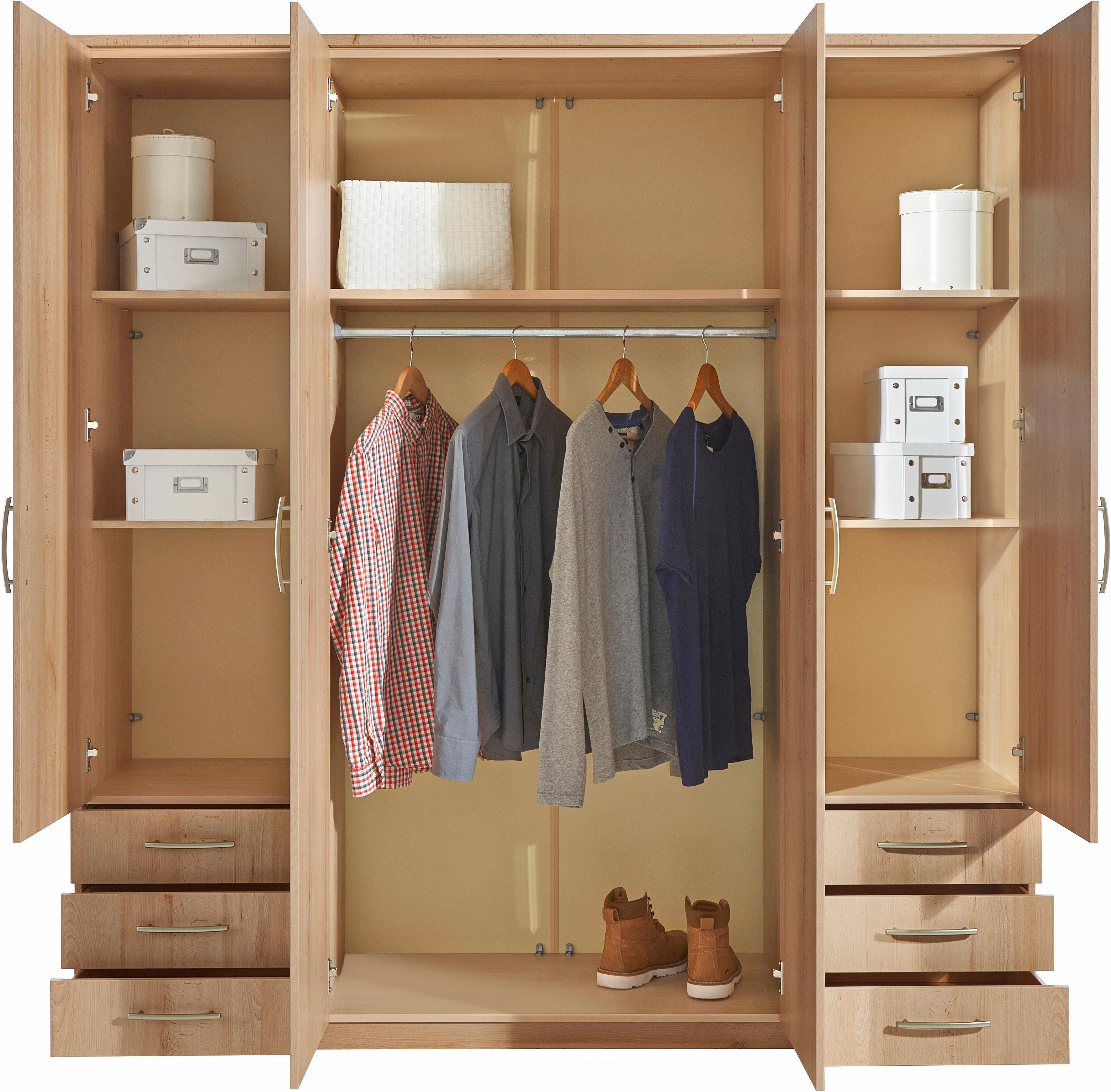 priess Kledingkast Husum met decoratieve krans, optioneel met lades