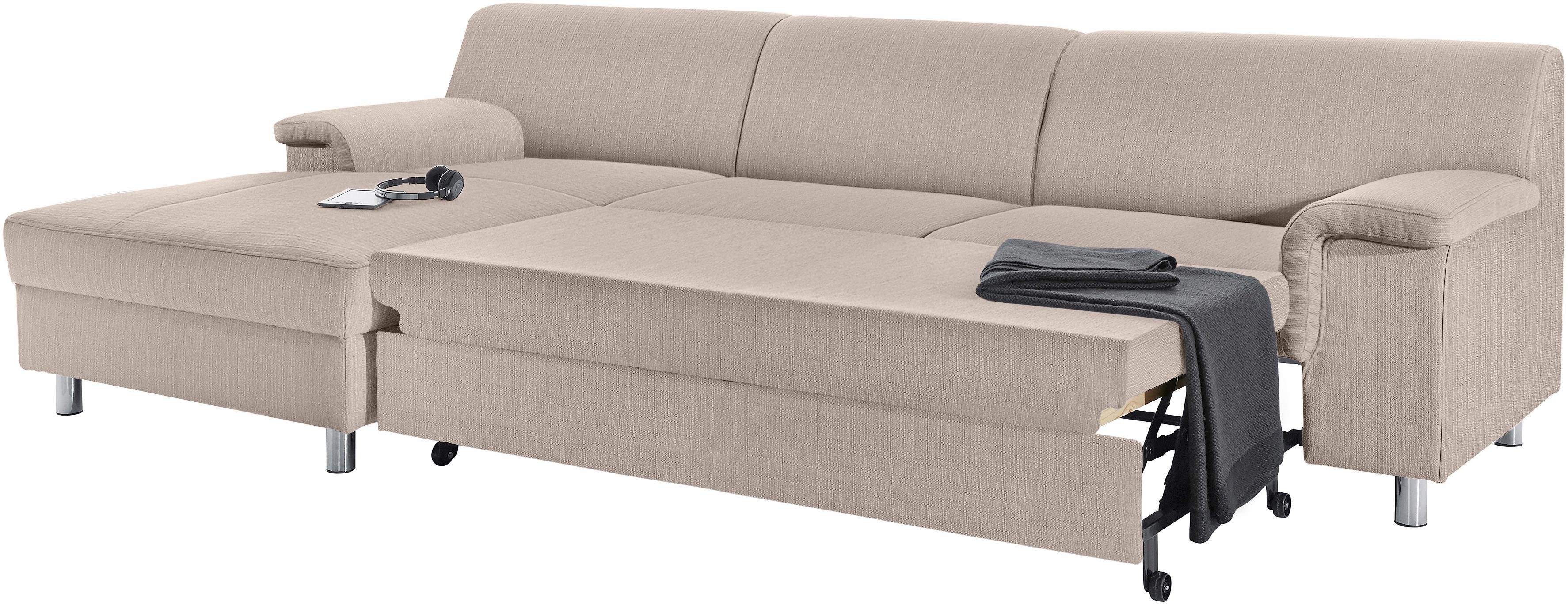 INOSIGN Hoekbank Jamie, modern en elegant, voethoogte 9cm, L-vorm