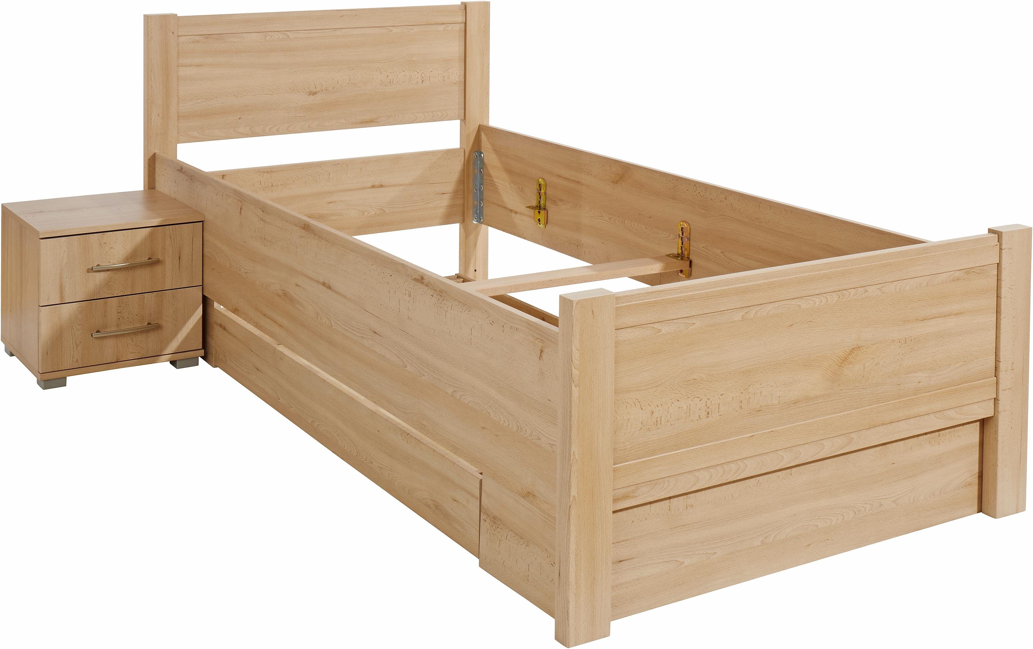 priess Bed Husum slaapkamer tienerkamer bedombouw met comforthoogte, verschillende uitvoeringen, hoogwaardige premium kwaliteit