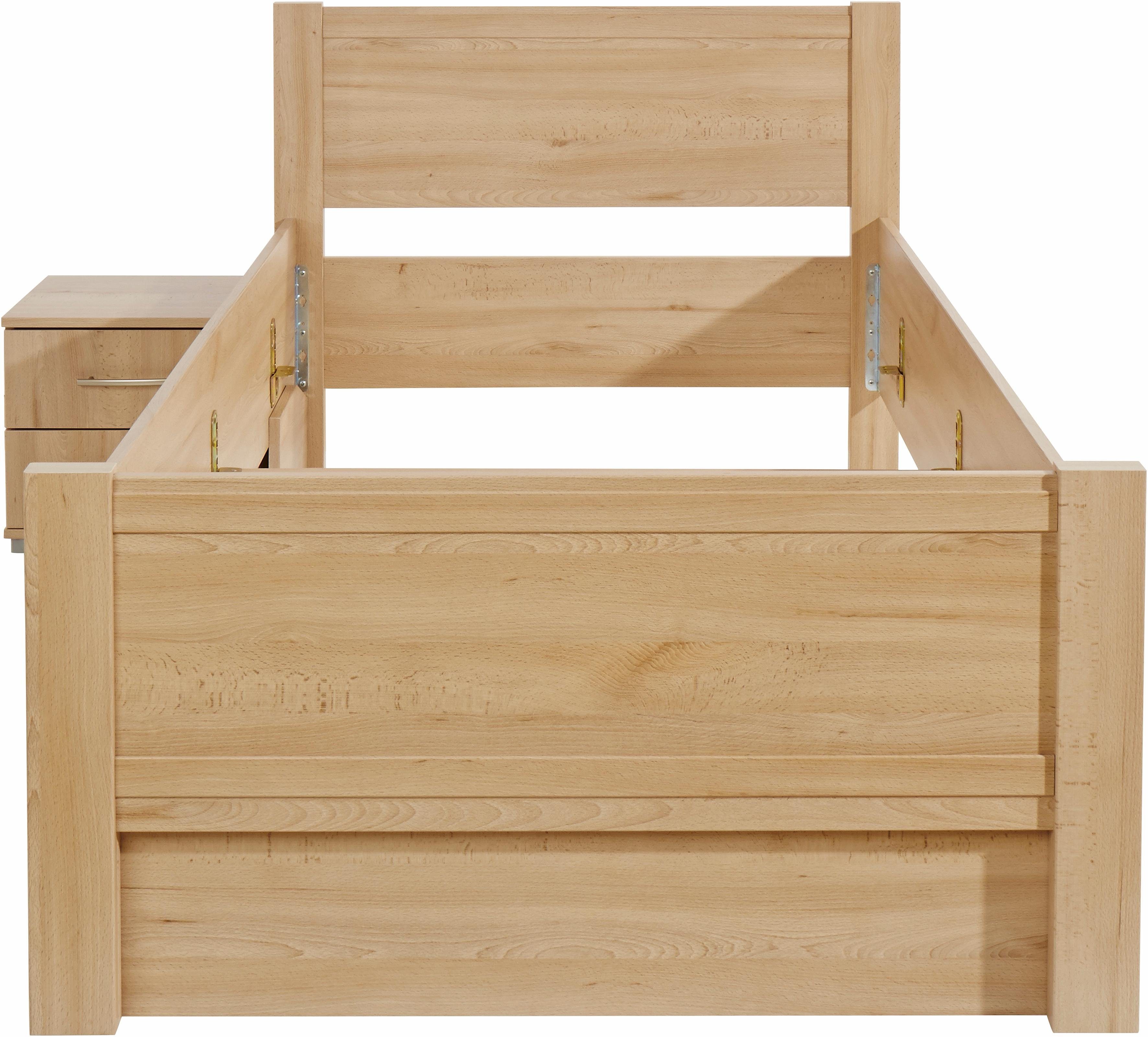 priess Bed Husum slaapkamer tienerkamer bedombouw met comforthoogte, verschillende uitvoeringen, hoogwaardige premium kwaliteit