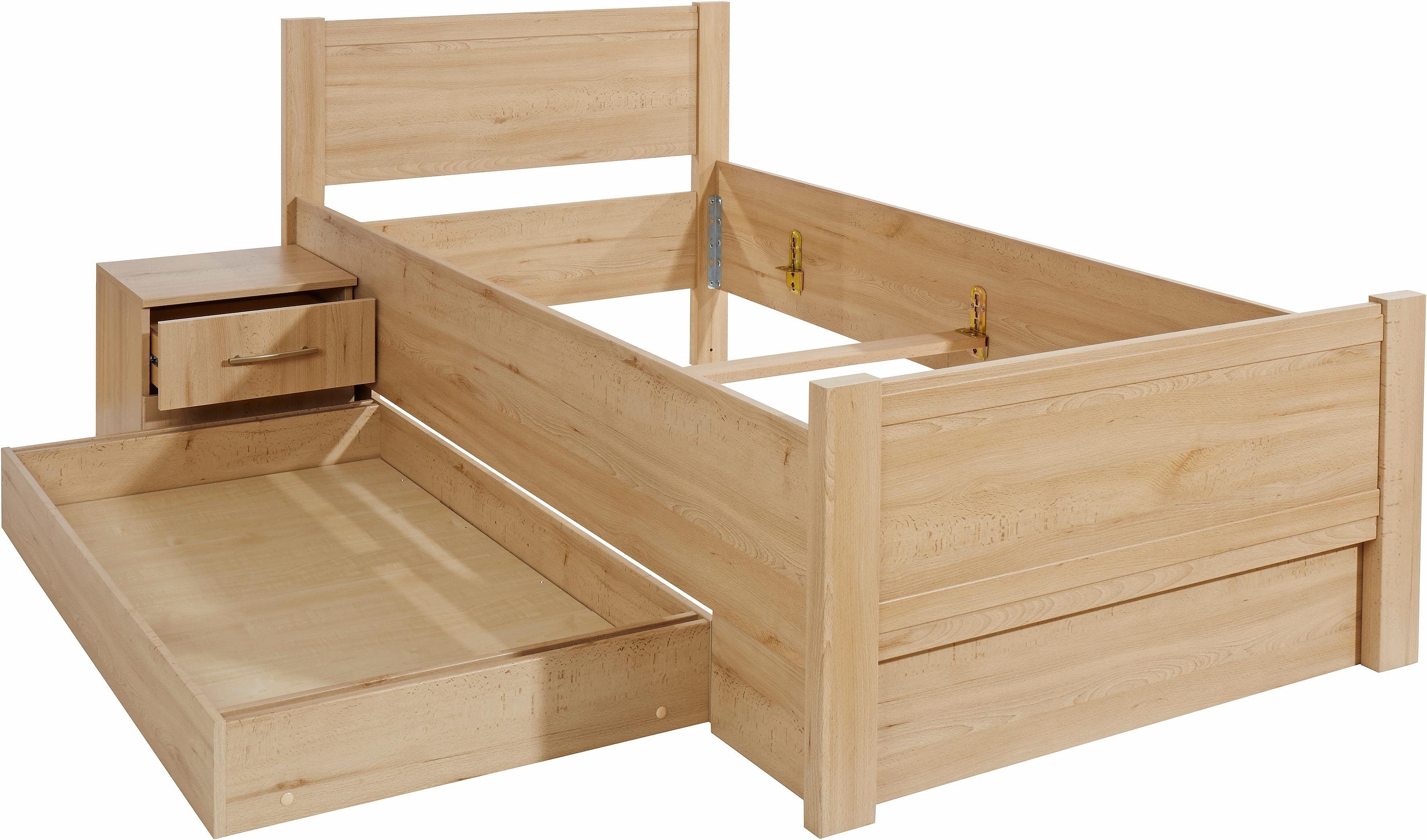 priess Bed Husum slaapkamer tienerkamer bedombouw met comforthoogte, verschillende uitvoeringen, hoogwaardige premium kwaliteit