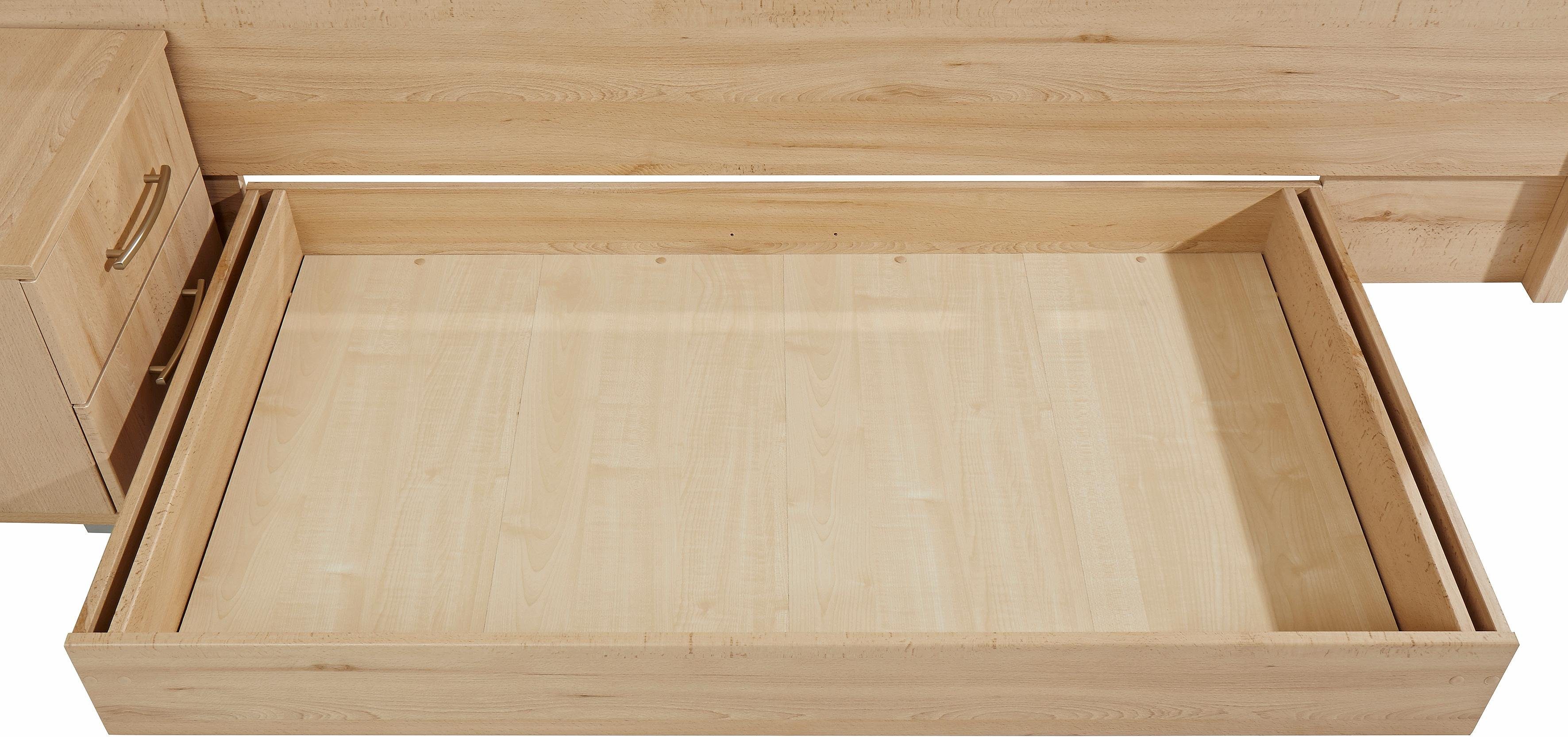 priess Bed Husum slaapkamer tienerkamer bedombouw met comforthoogte, verschillende uitvoeringen, hoogwaardige premium kwaliteit