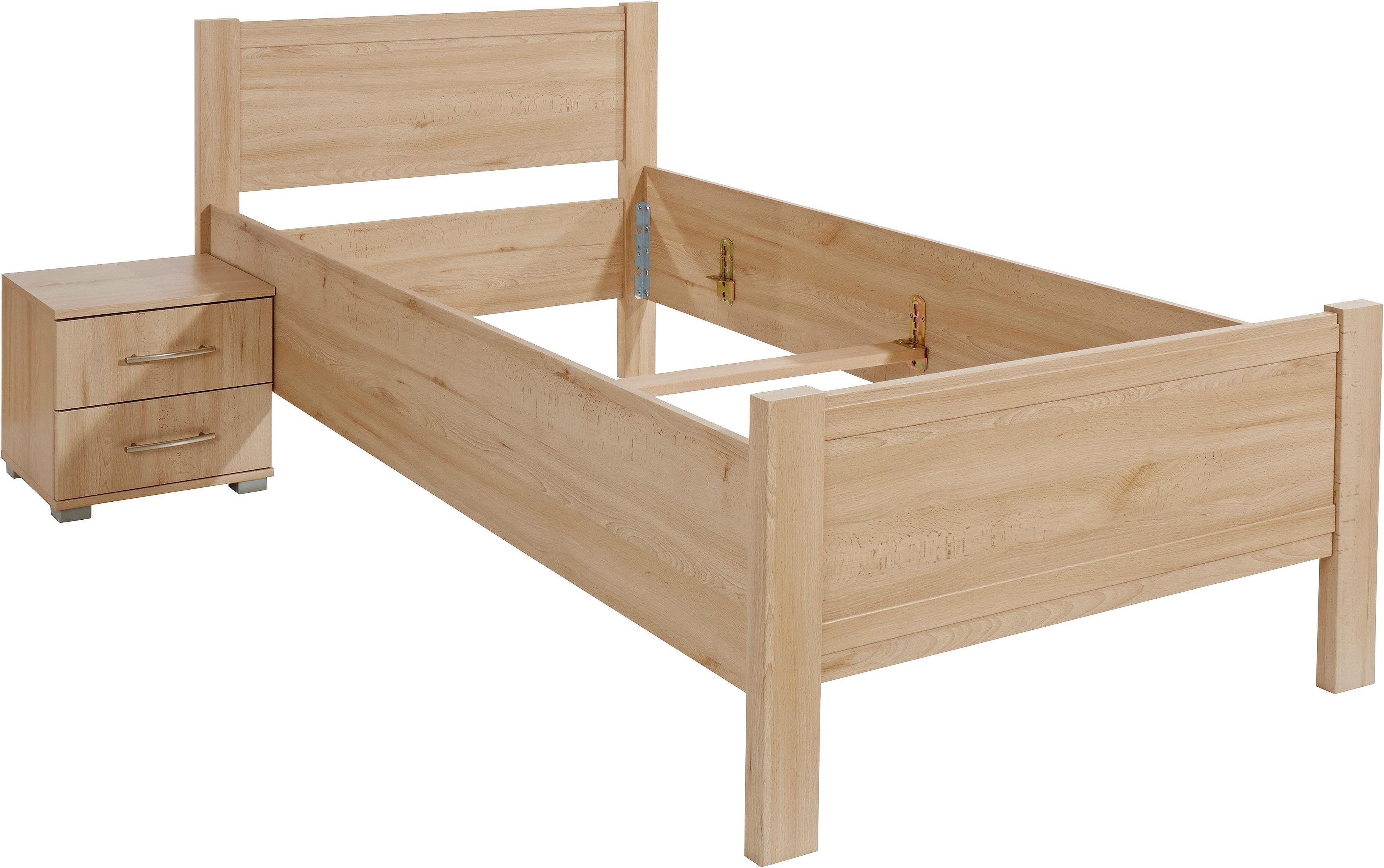 priess Bed Husum slaapkamer tienerkamer bedombouw met comforthoogte, verschillende uitvoeringen, hoogwaardige premium kwaliteit