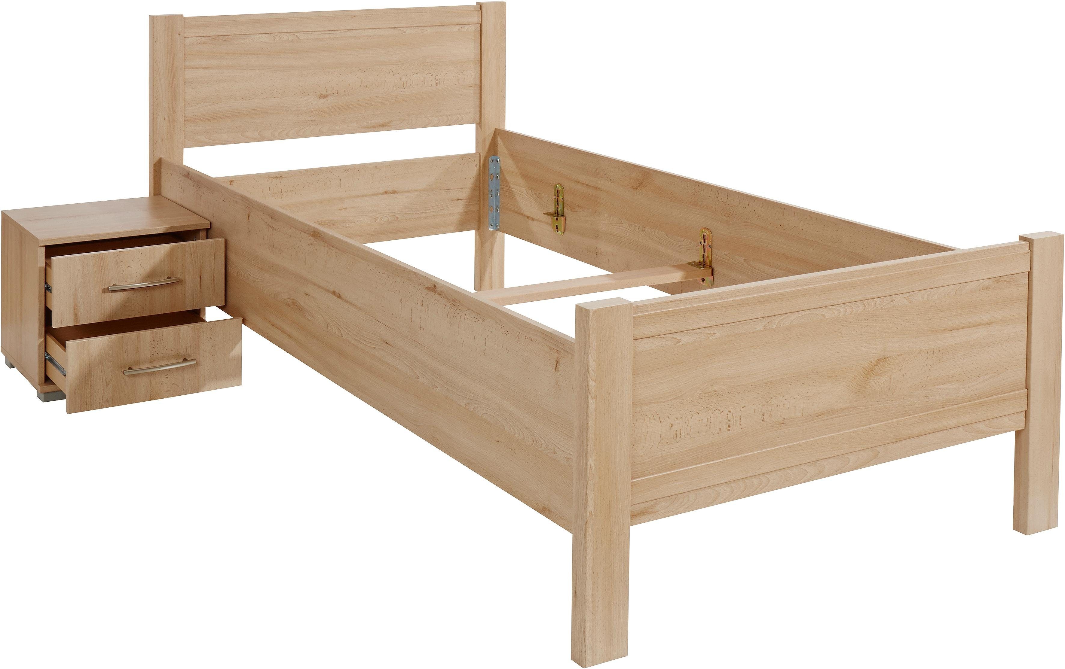 priess Bed Husum slaapkamer tienerkamer bedombouw met comforthoogte, verschillende uitvoeringen, hoogwaardige premium kwaliteit