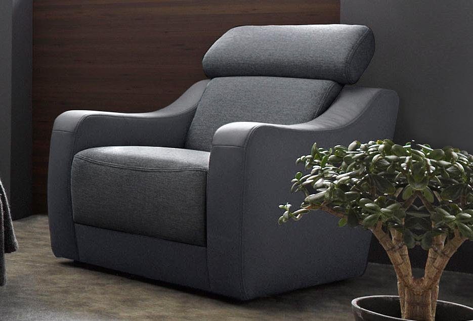 exxpo - sofa fashion Fauteuil inclusief hoofd- resp. verstelbare rugleuning