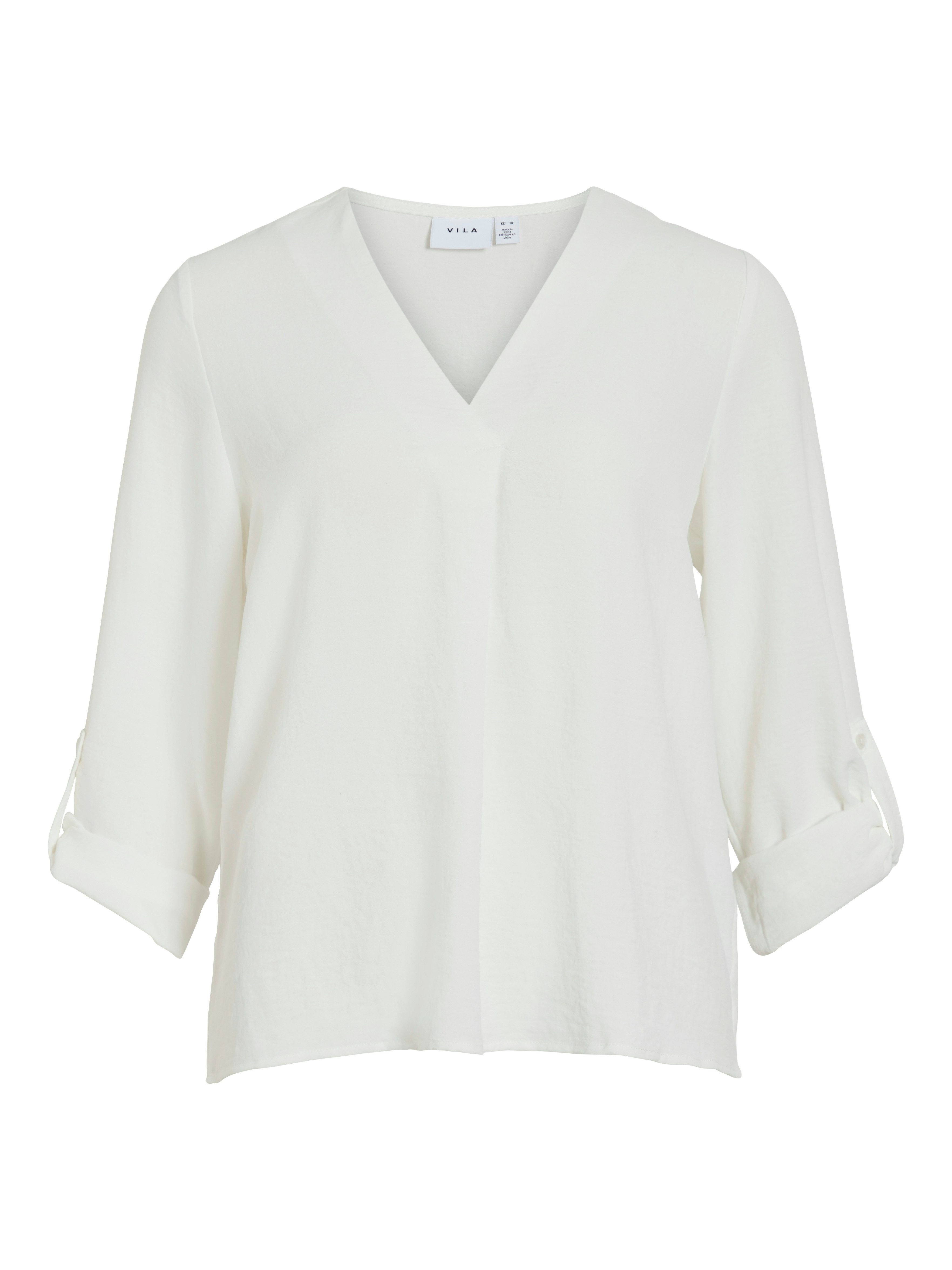 Vila Shirt VIJOSA 3/4 V-NECK TOP - NOOS