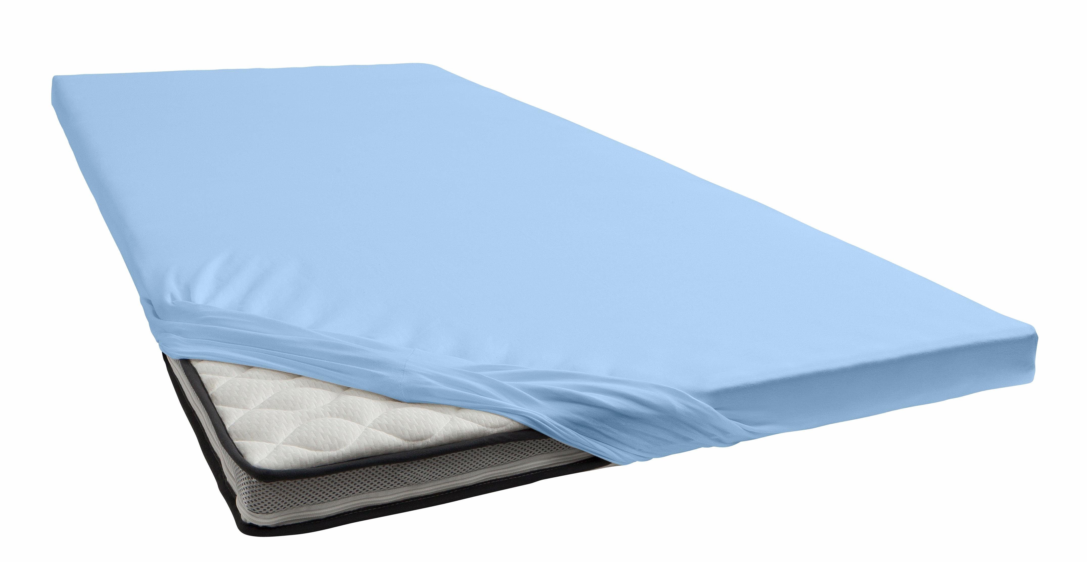bellana Hoeslaken Jersey-elastaan deluxe in mt. 90x200, 140x200 of 180x200, voor topmatras (1 stuk)