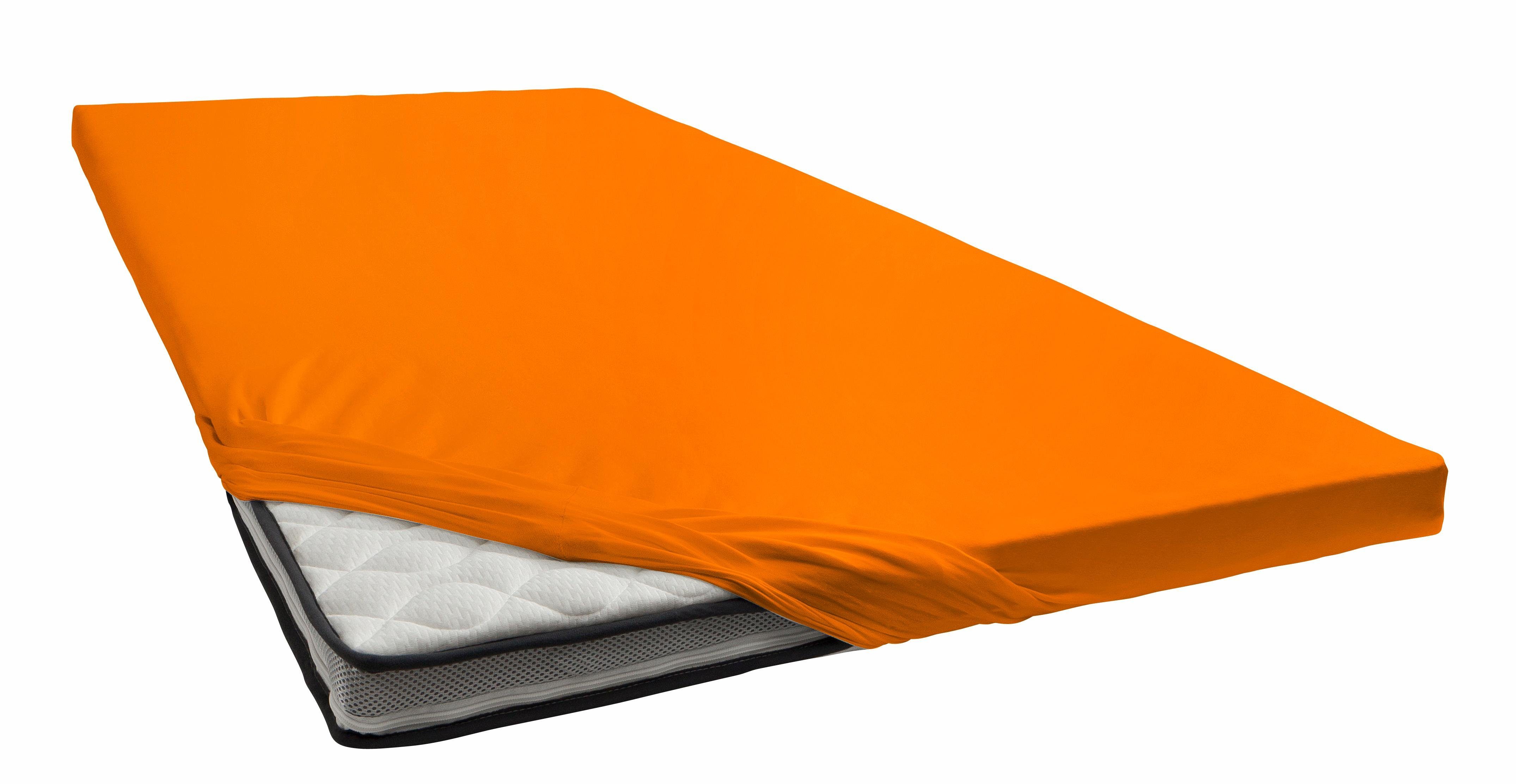 bellana Hoeslaken Jersey-elastaan deluxe in mt. 90x200, 140x200 of 180x200, voor topmatras (1 stuk) hoeslakens maat 180-200 cm x 200-220 cm beige
