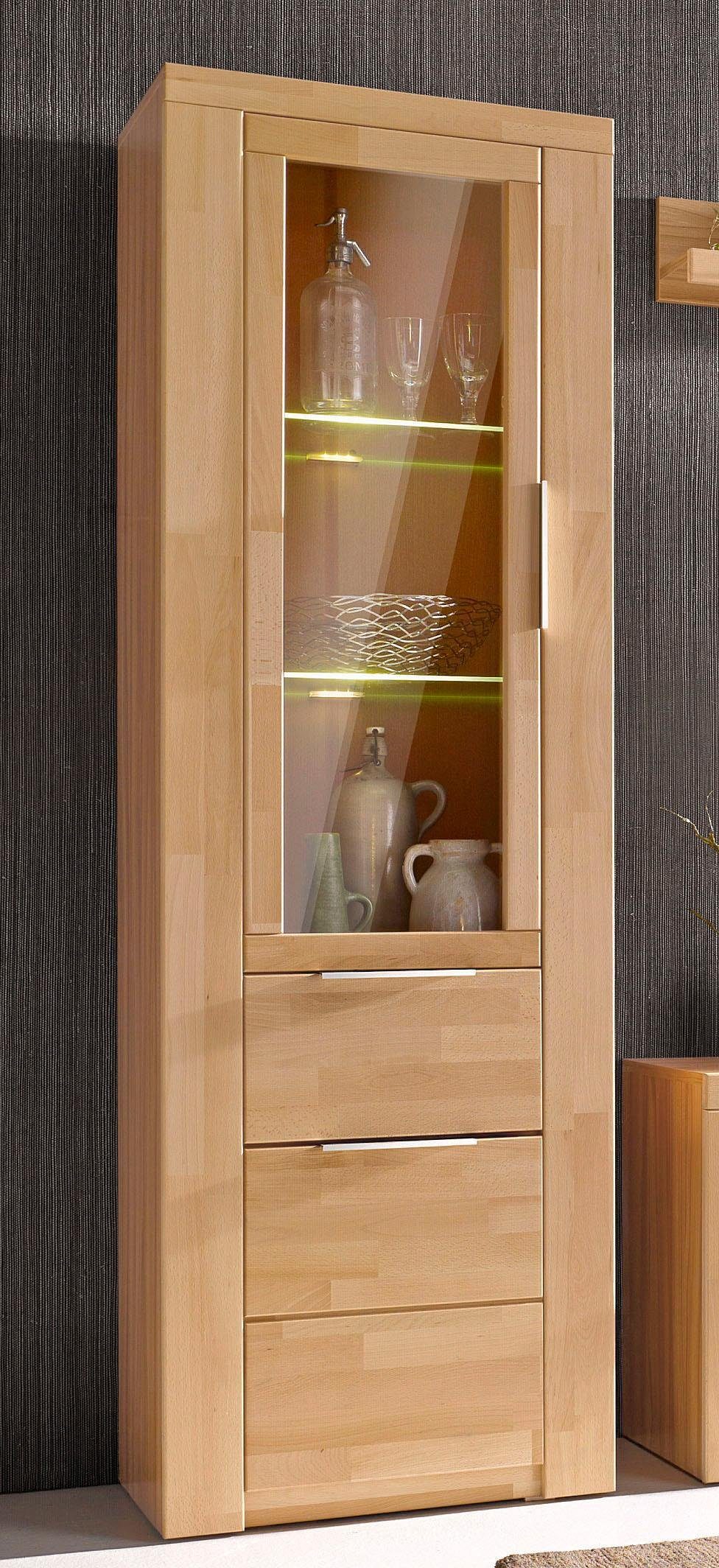 Home affaire Vitrinekast vitrinekasten bruin