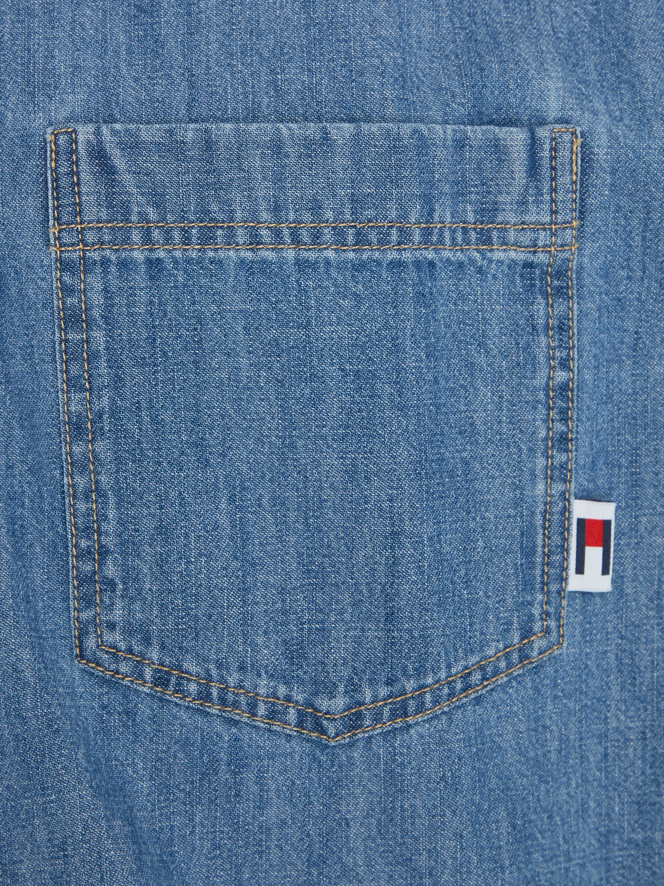 TOMMY Jeans overhemd TJM RLX WESTERN DENIM SHIRT
