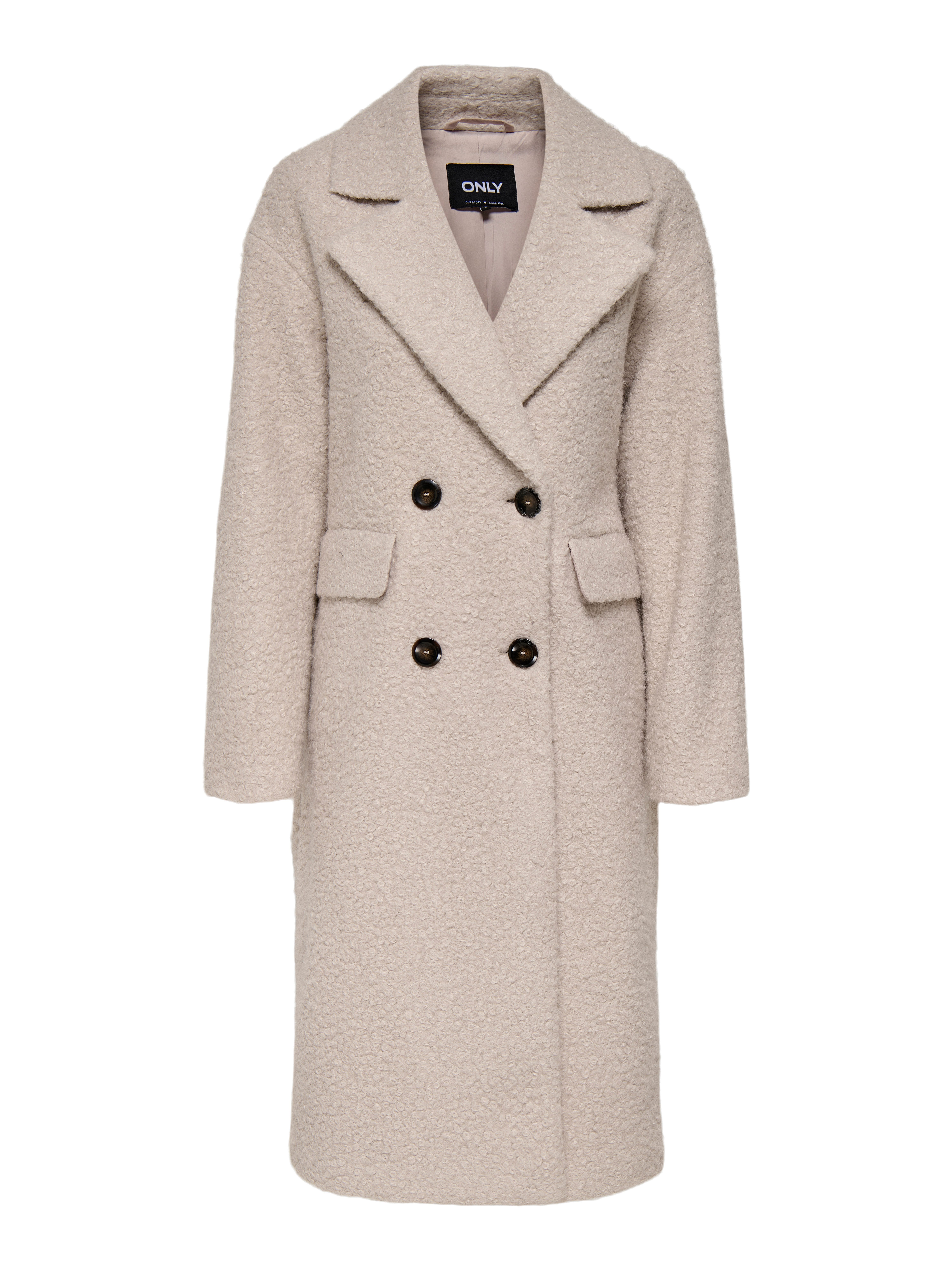 Only Lange jas ONLVALERIA PIPER COAT CC OTW
