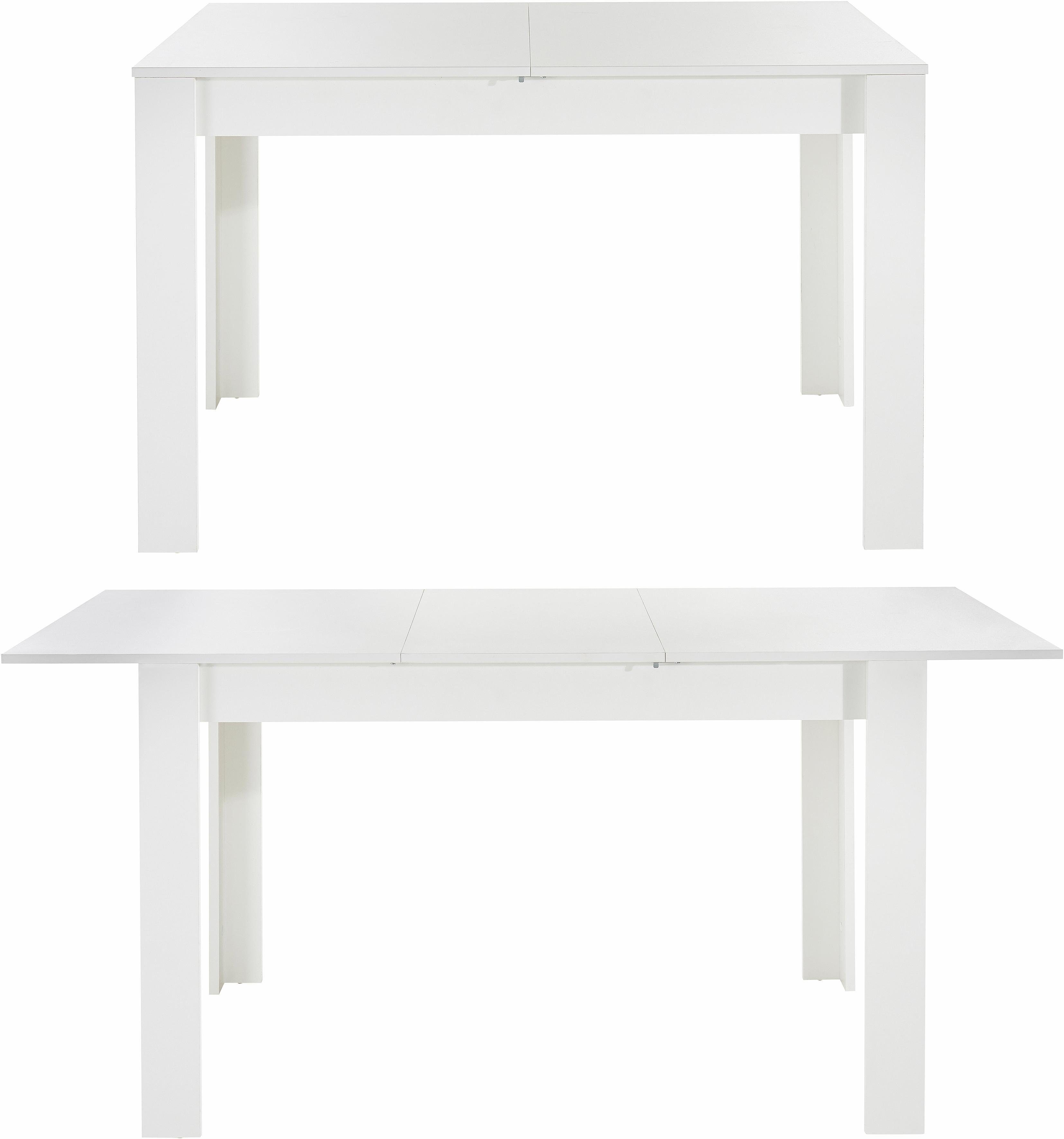 Mäusbacher Eettafel Breedte 80/110/120 cm met lade