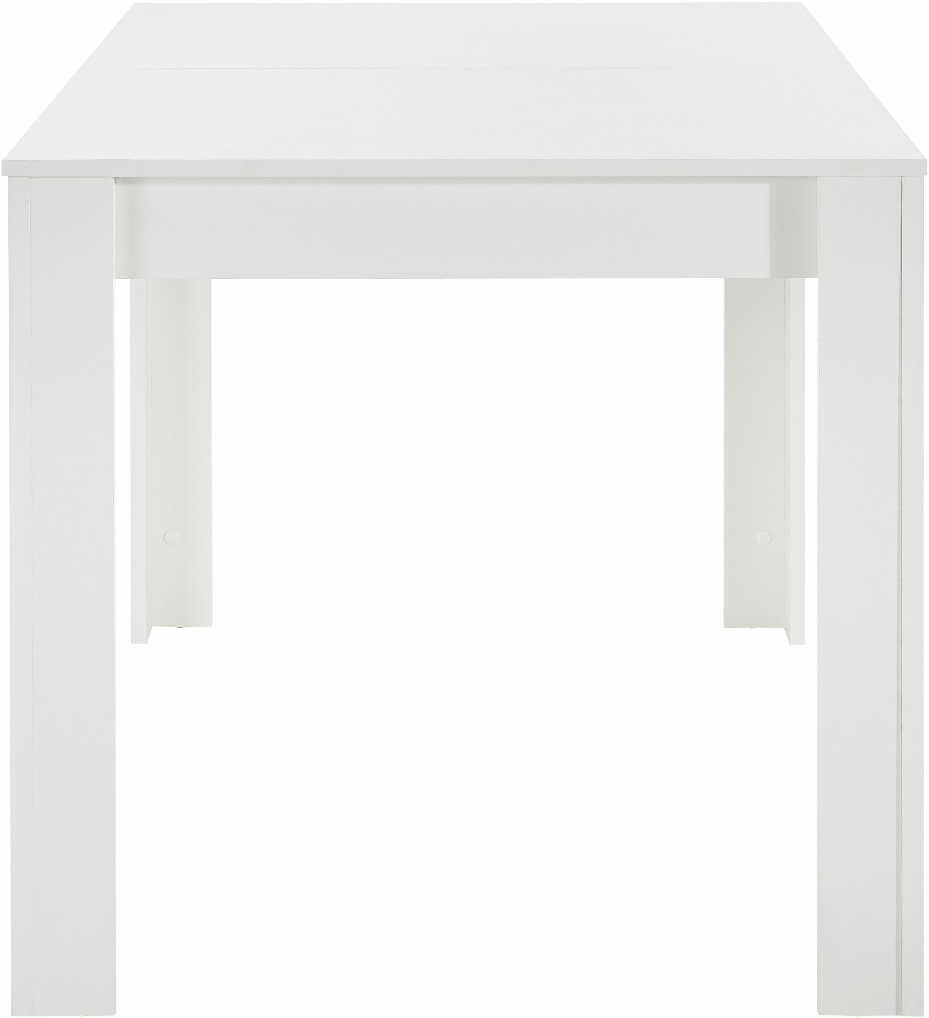 Mäusbacher Eettafel Breedte 80/110/120 cm met lade