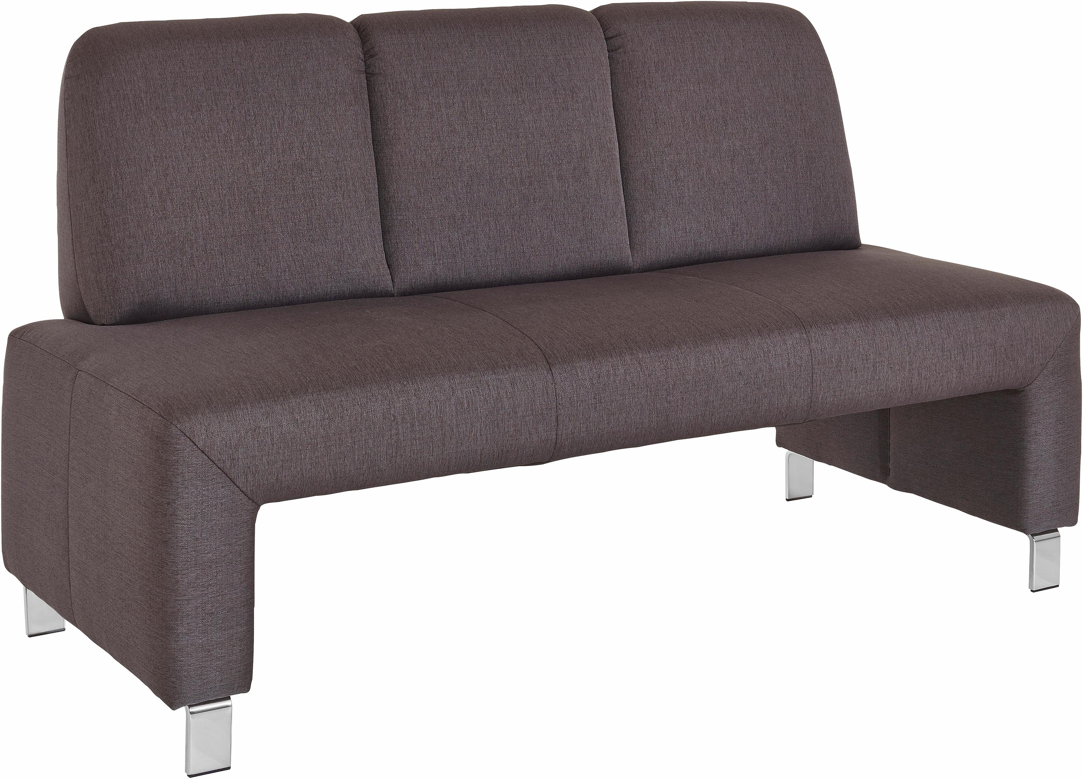 exxpo - sofa fashion Bank Intenso, bank, breedte 162 cm, keuze uit leer of textiel hoge bodemvrijheid, vrij in de ruimte te plaatsen, hoog zitcomfort