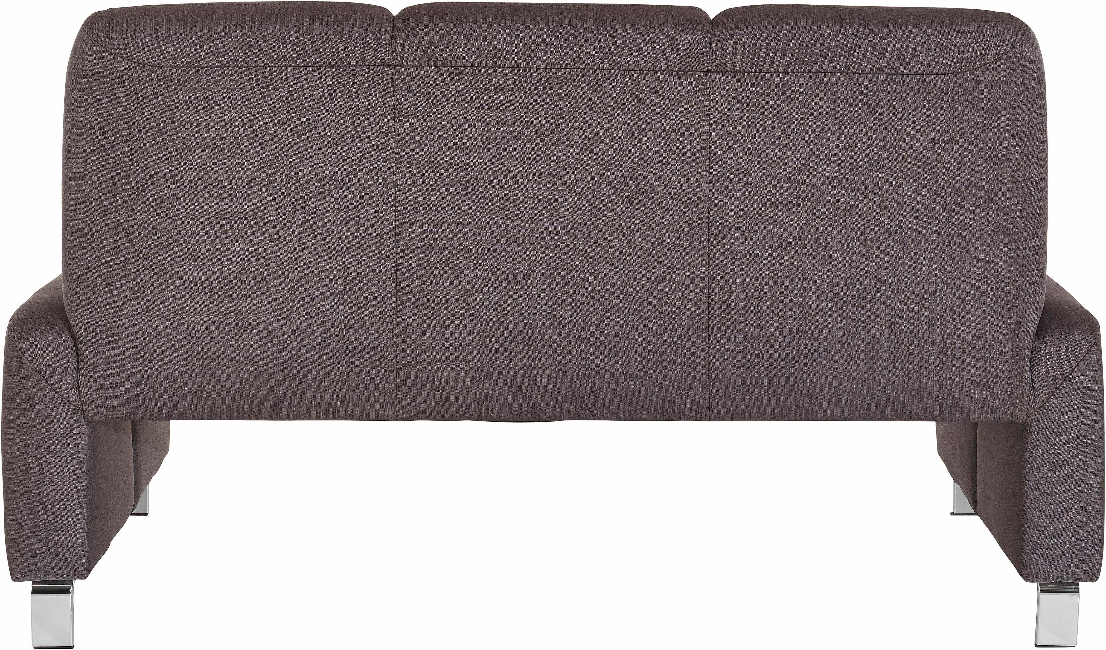 exxpo - sofa fashion Bank Intenso, bank, breedte 162 cm, keuze uit leer of textiel hoge bodemvrijheid, vrij in de ruimte te plaatsen, hoog zitcomfort
