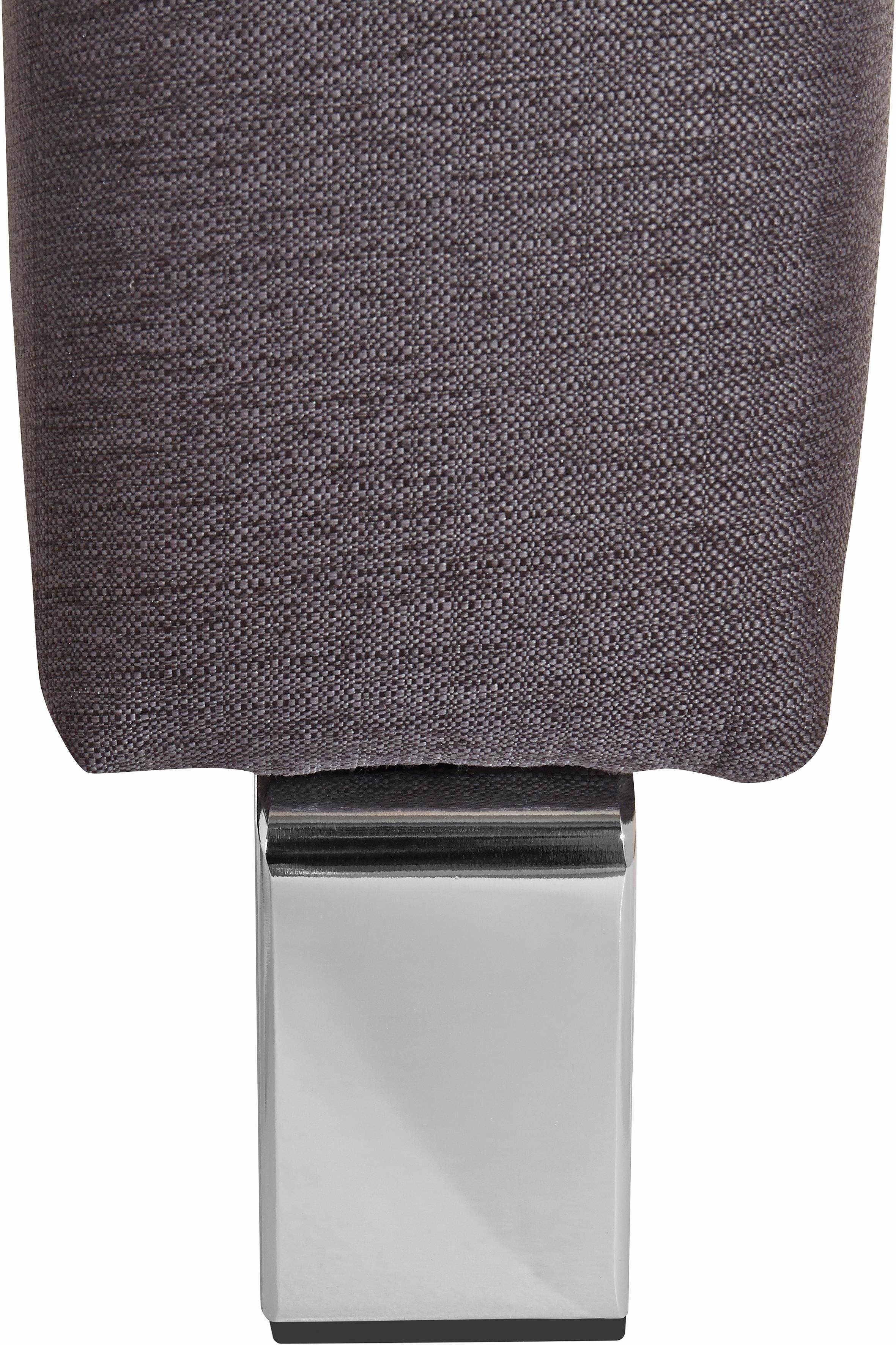 exxpo - sofa fashion Bank Intenso, bank, breedte 162 cm, keuze uit leer of textiel hoge bodemvrijheid, vrij in de ruimte te plaatsen, hoog zitcomfort