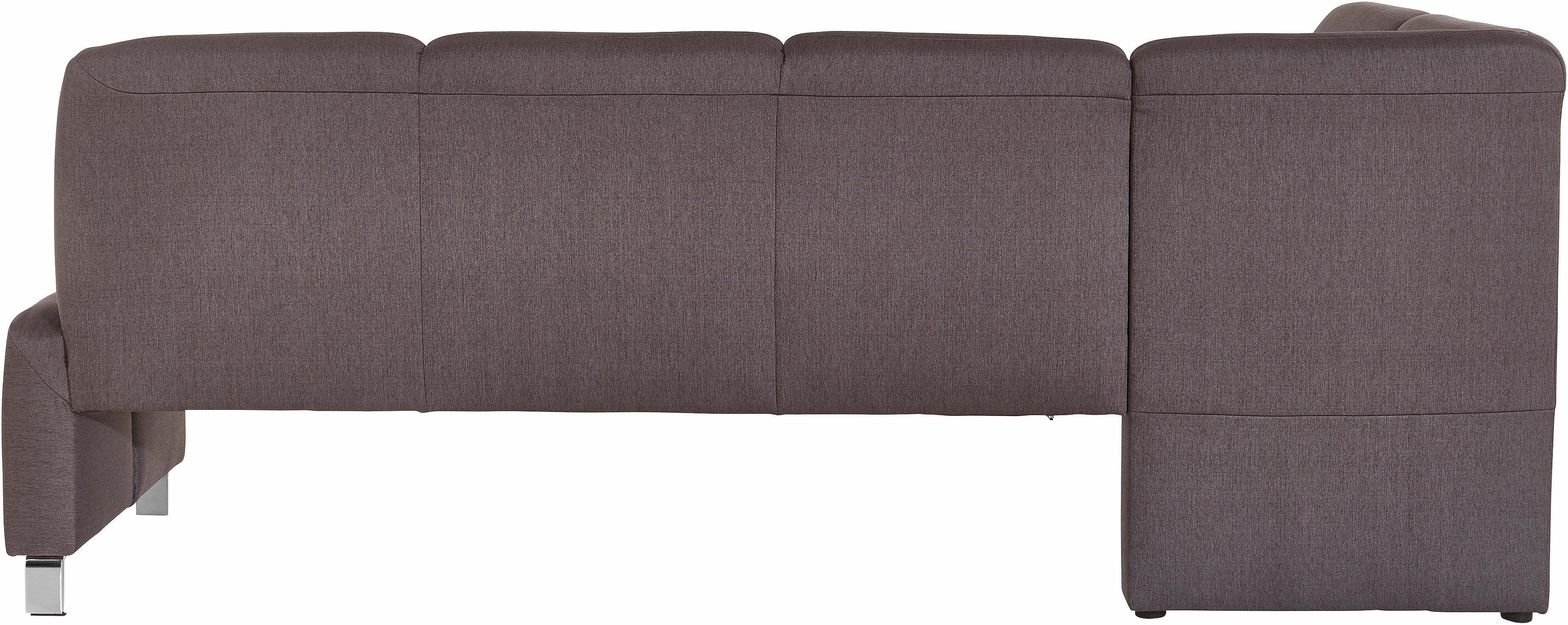 exxpo - sofa fashion Hoekbank Intenso, veel bekledingsstoffen Cord, leer, structuur 244/157 cm (B/D)