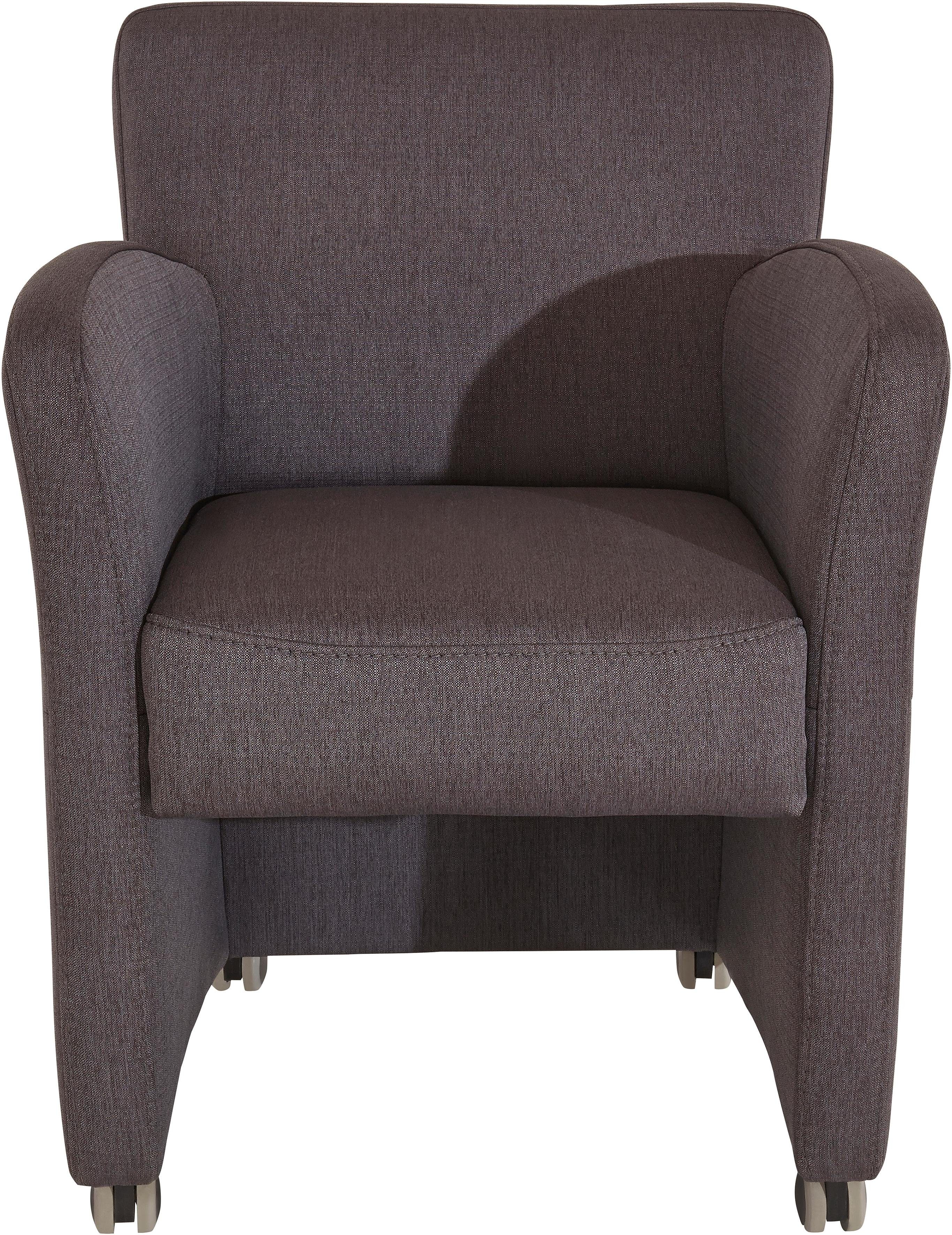 exxpo - sofa fashion Fauteuil Intenso, loungesessel, modern, keuze uit leer of textiel hoge bodemvrijheid, vrij in de ruimte te plaatsen, hoog zitcomfort