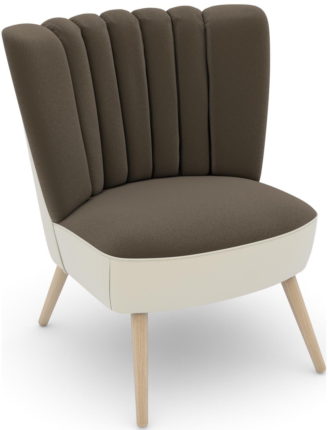 Max Winzer® Fauteuil Build-a-chair Aspen in retro-look, om zelf te stylen