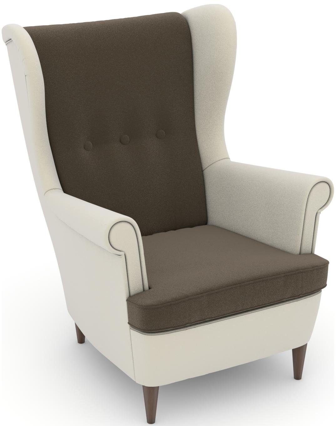 Max Winzer® Oorfauteuil Casimir in winchester-look, om zelf te stylen