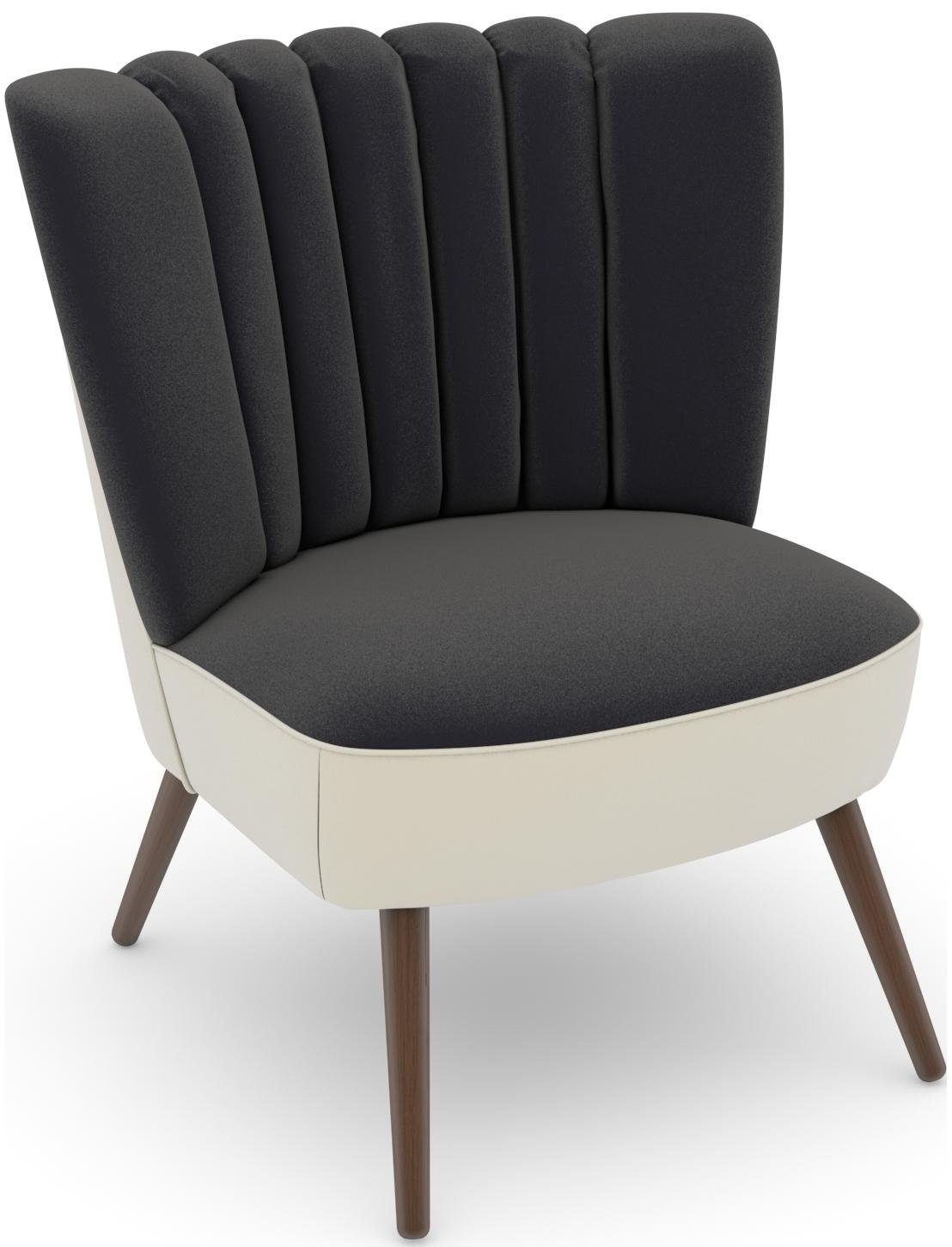 Max Winzer® Fauteuil Aspen - Build-a-chair Aspen in retro-look, om zelf te stylen