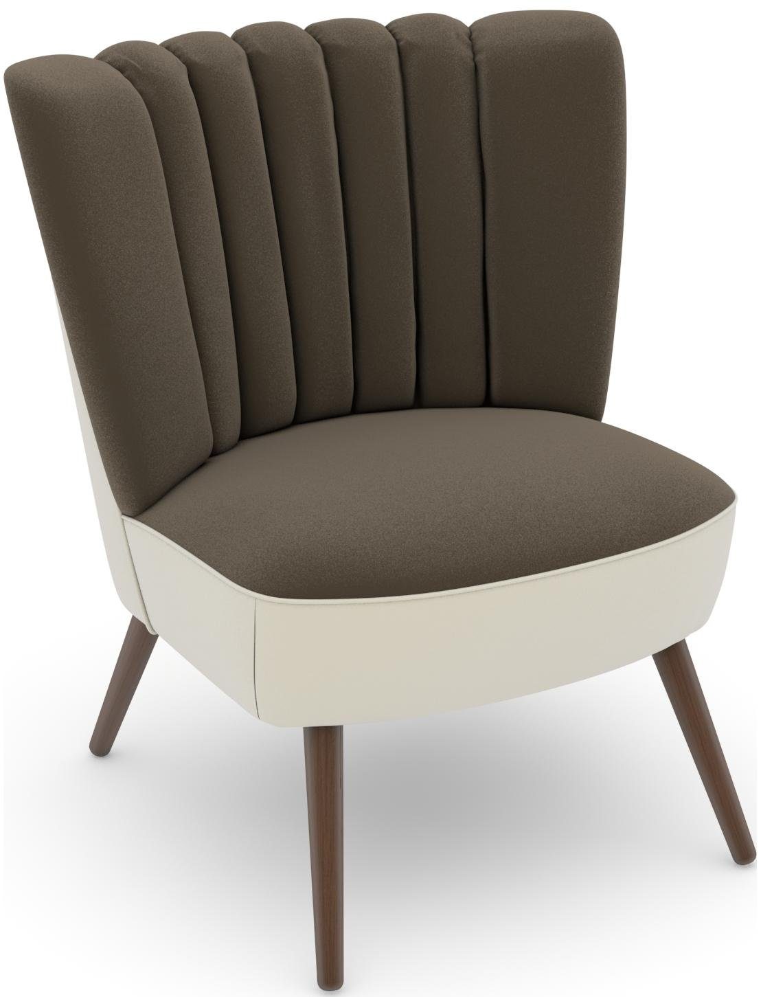 Max Winzer® Fauteuil Aspen Build-a-chair Aspen in retro-look, om zelf te stylen