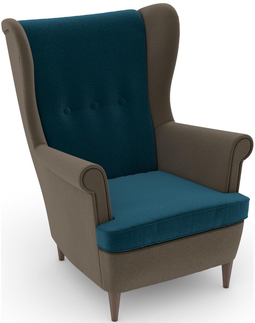 Max Winzer® Oorfauteuil Casimir in winchester-look, om zelf te stylen