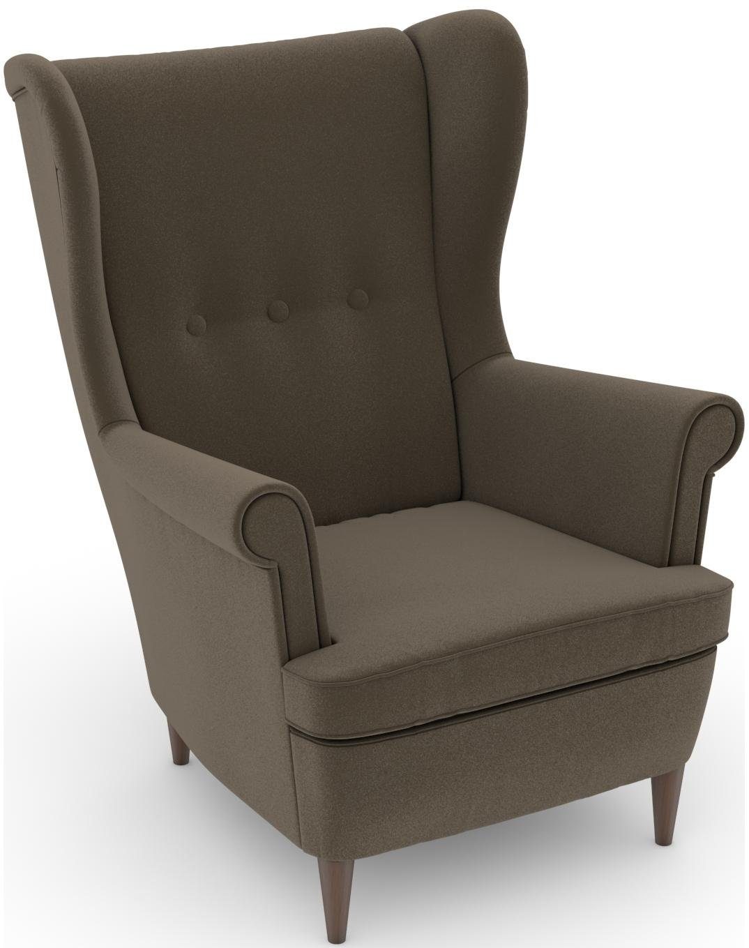 Max Winzer® Oorfauteuil Casimir in winchester-look, om zelf te stylen