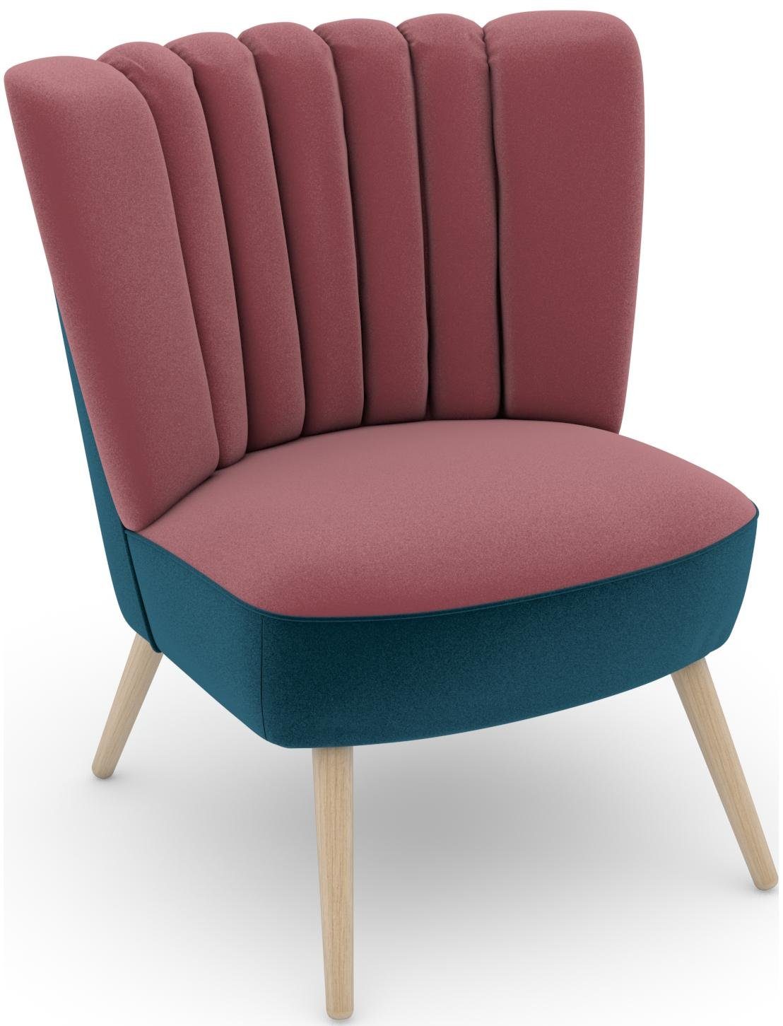 Max Winzer® Fauteuil Aspen - Build-a-chair Aspen in retro-look, om zelf te stylen