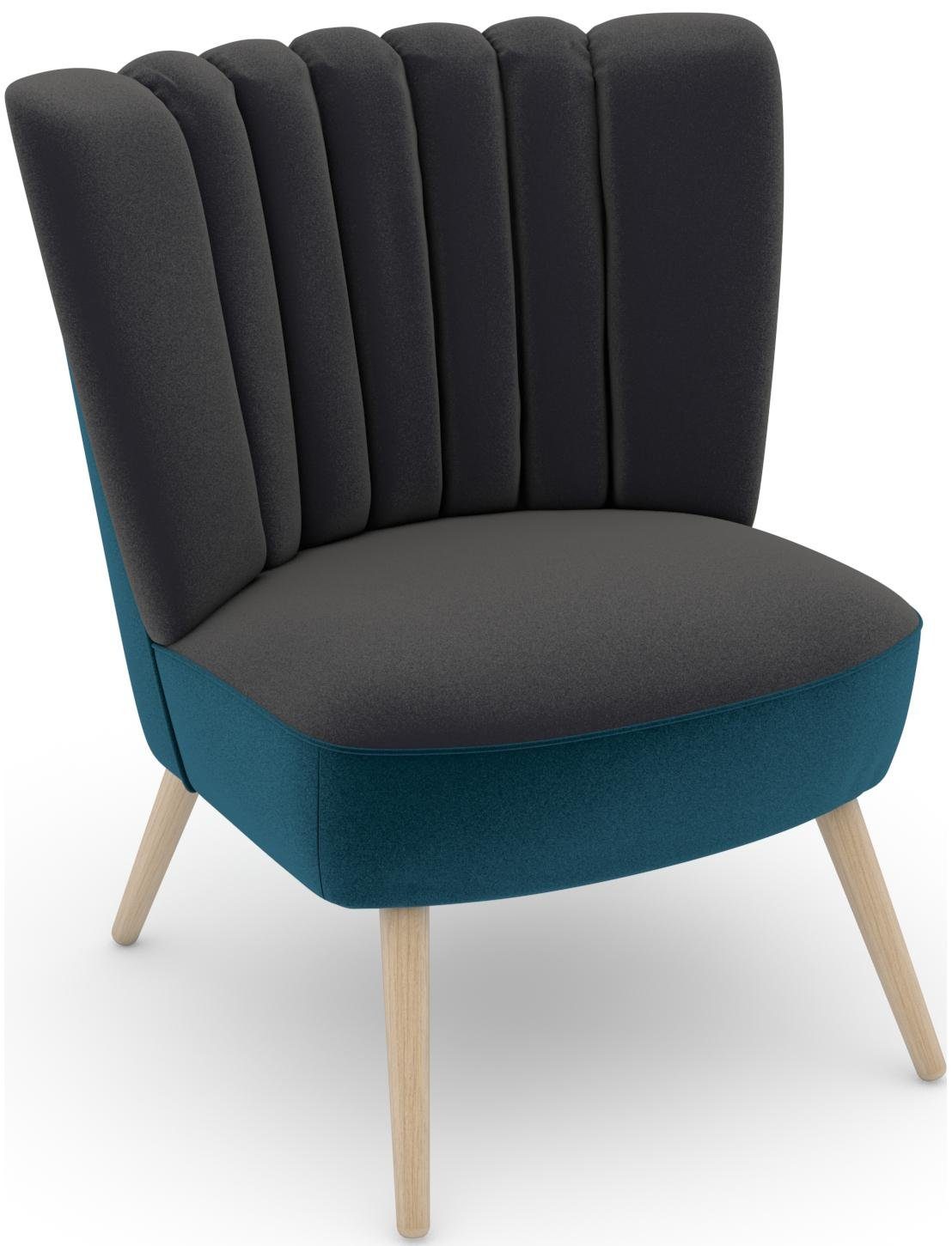 Max Winzer® Fauteuil Aspen Build-a-chair Aspen in retro-look, om zelf te stylen