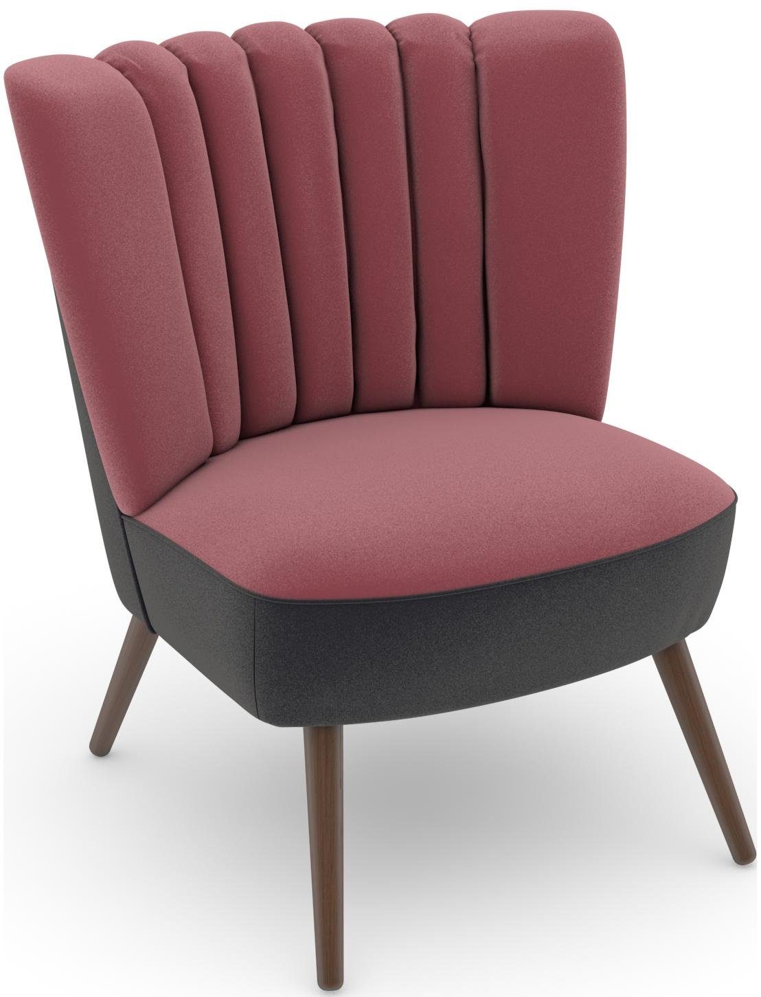 Max Winzer® Fauteuil Aspen Build-a-chair Aspen in retro-look, om zelf te stylen